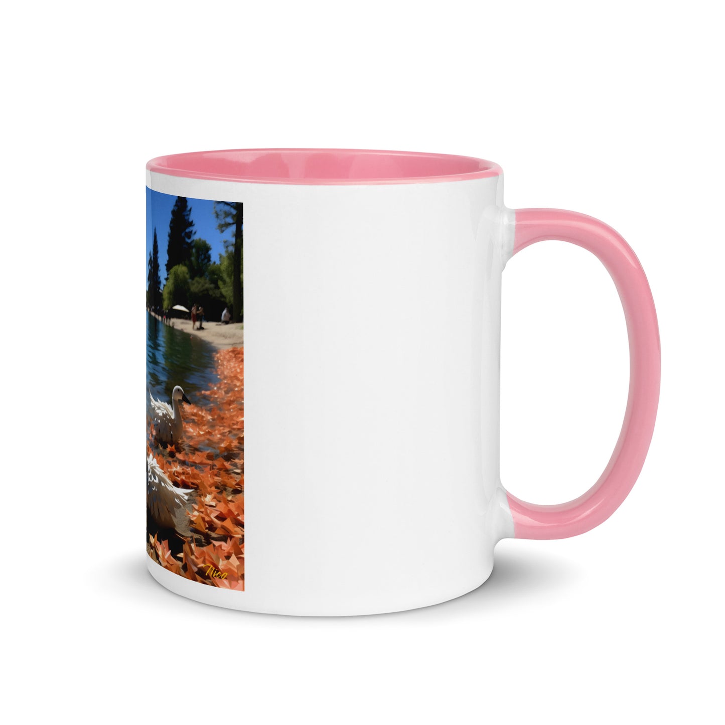 Atop The Mountain Lakeshore Series Print #2 - Mug with Color Inside