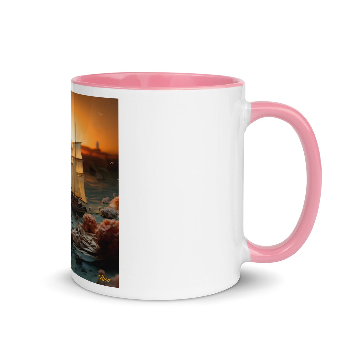 Into The Sunset Series Print #3 - Mug with Color Inside