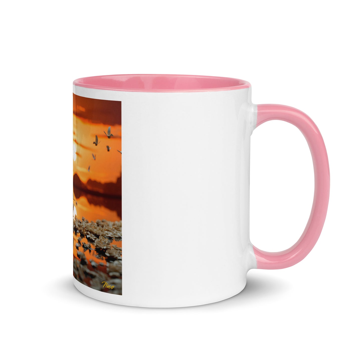 Into The Sunset Series Print #9 - Mug with Color Inside