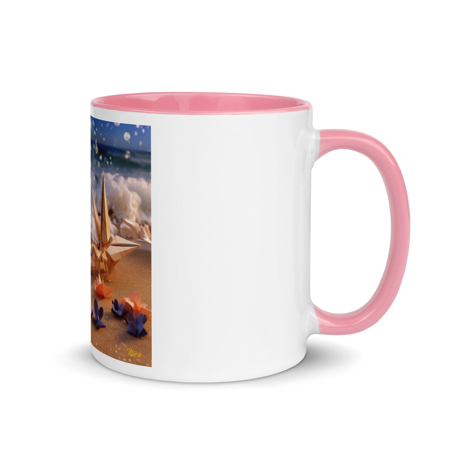 By The Seaside Series Print #10 - Mug with Color Inside