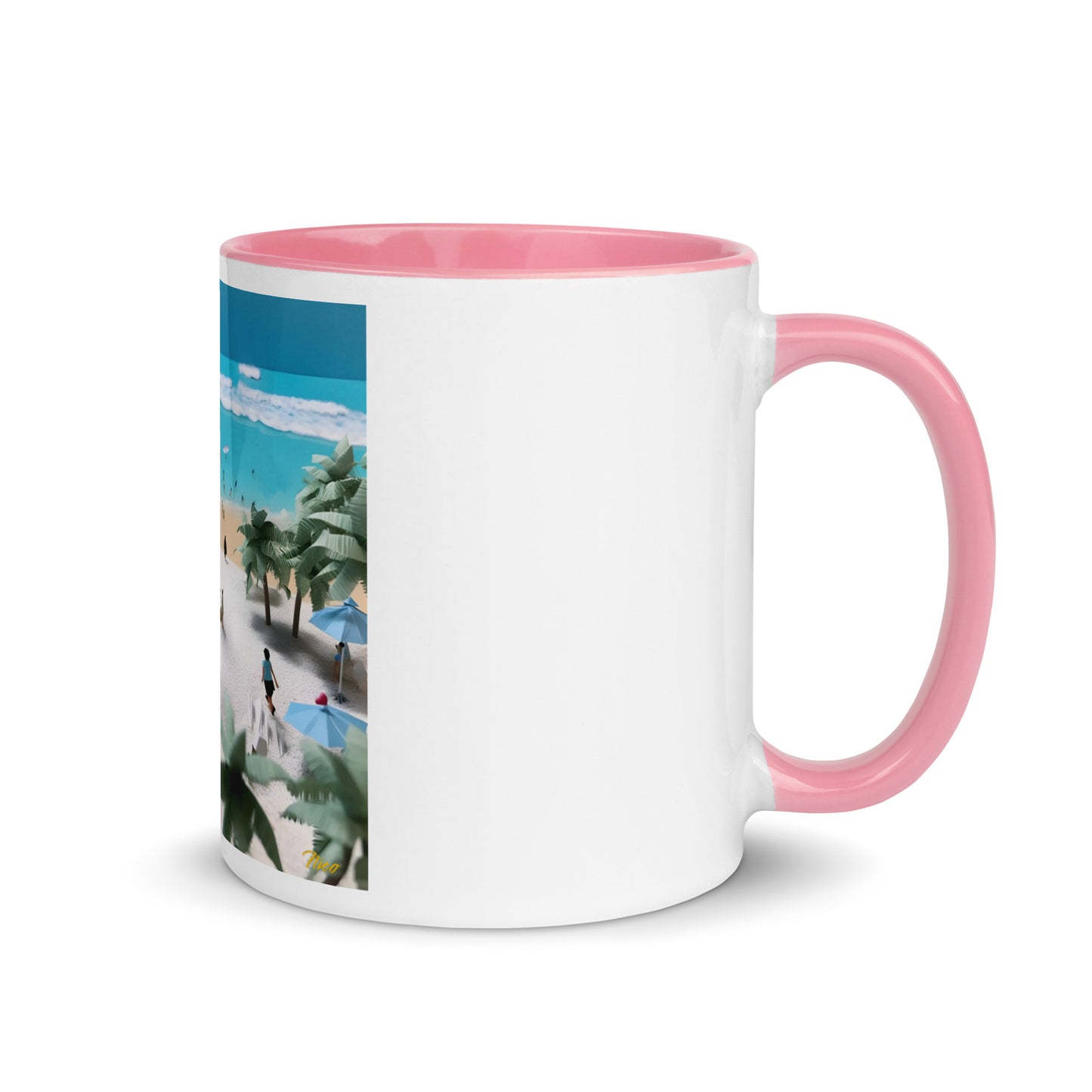 By The Seaside Series Print #5 - Mug with Color Inside