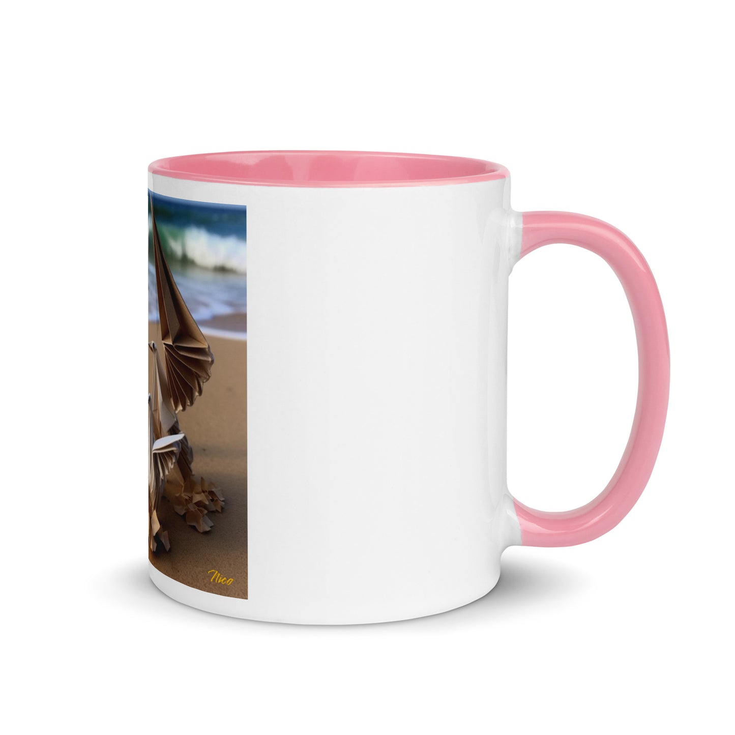 By The Seaside Series Print #1 - Mug with Color Inside