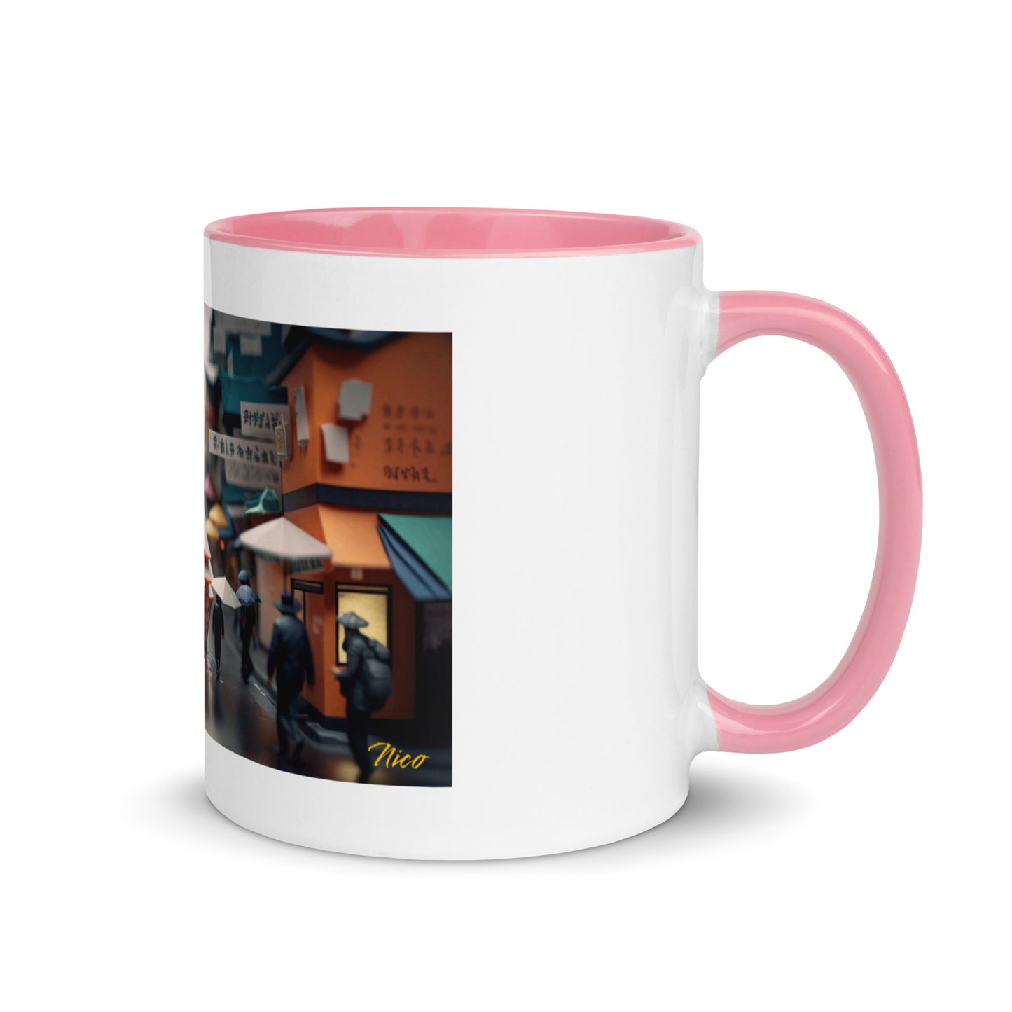 Rainy Days And Mondays Series Print #4 - Mug with Color Inside