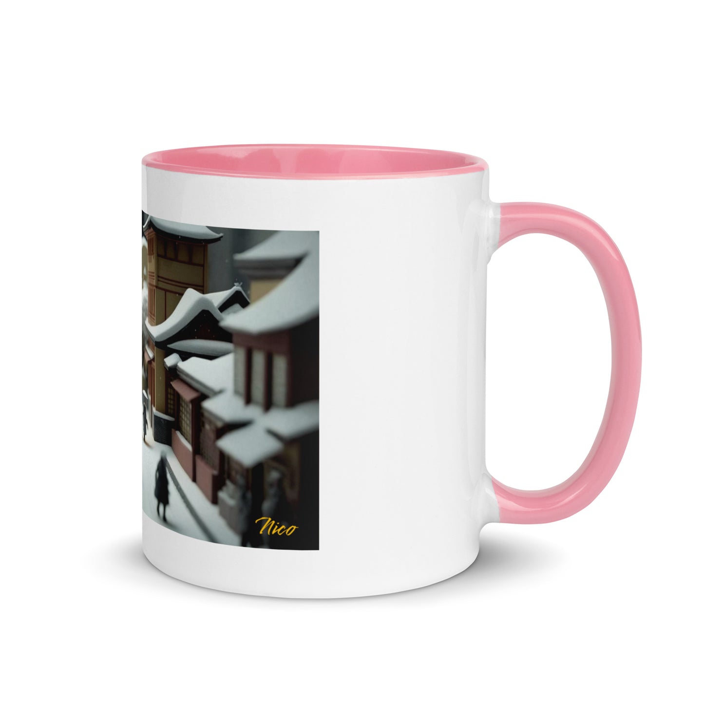 Asian Snow Series Print #9 - Mug with Color Inside