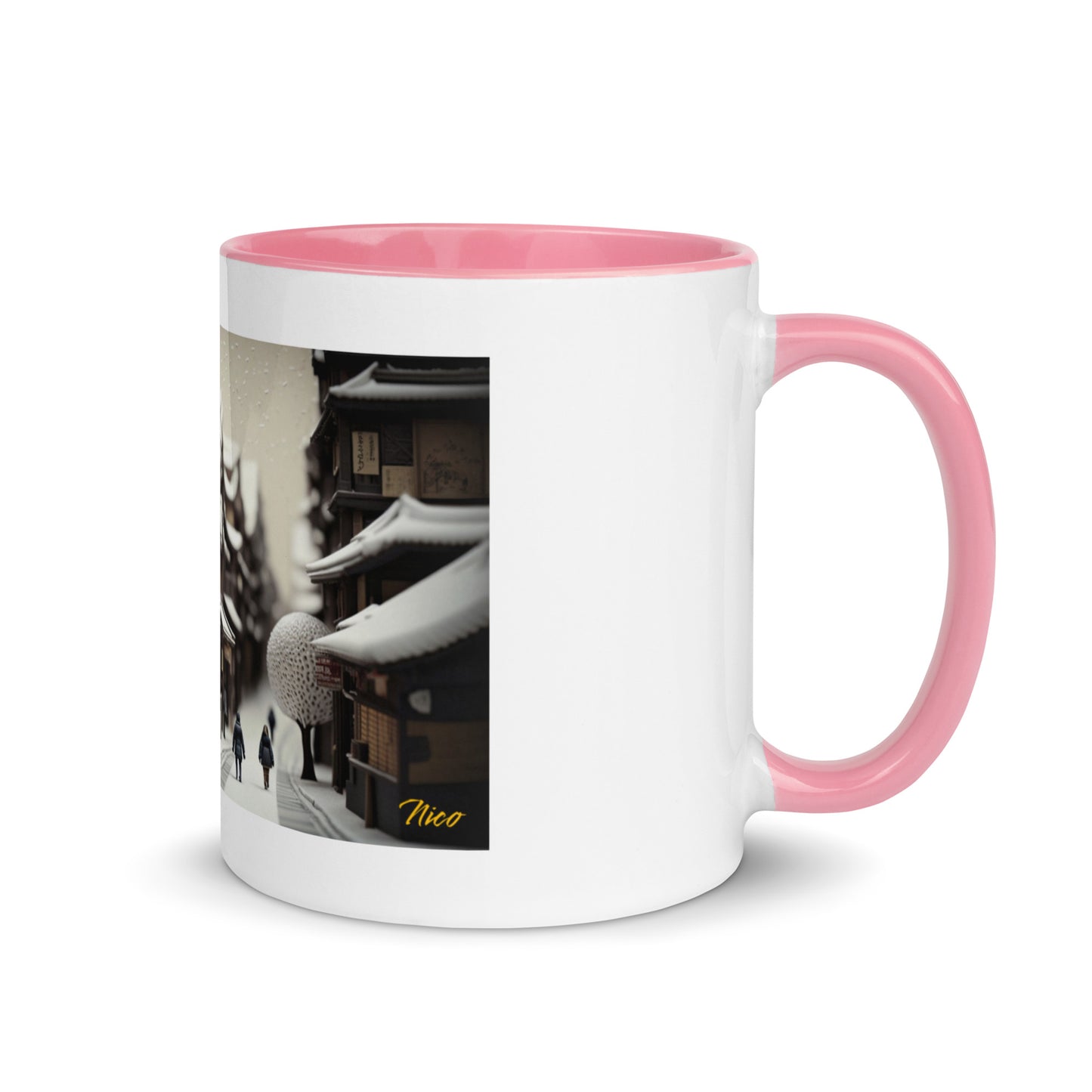 Asian Snow Series Print #7 - Mug with Color Inside