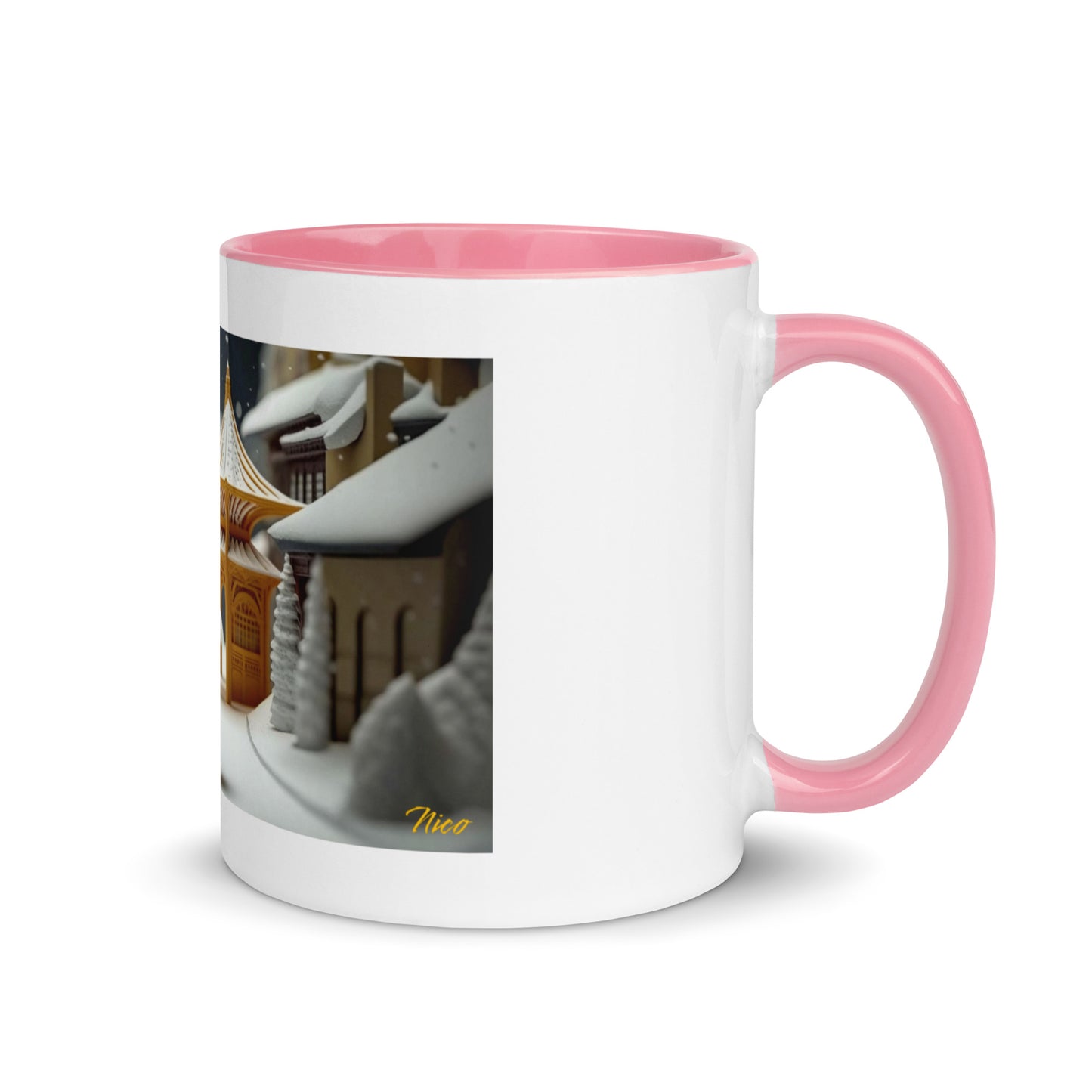 Asian Snow Series Print #5 - Mug with Color Inside