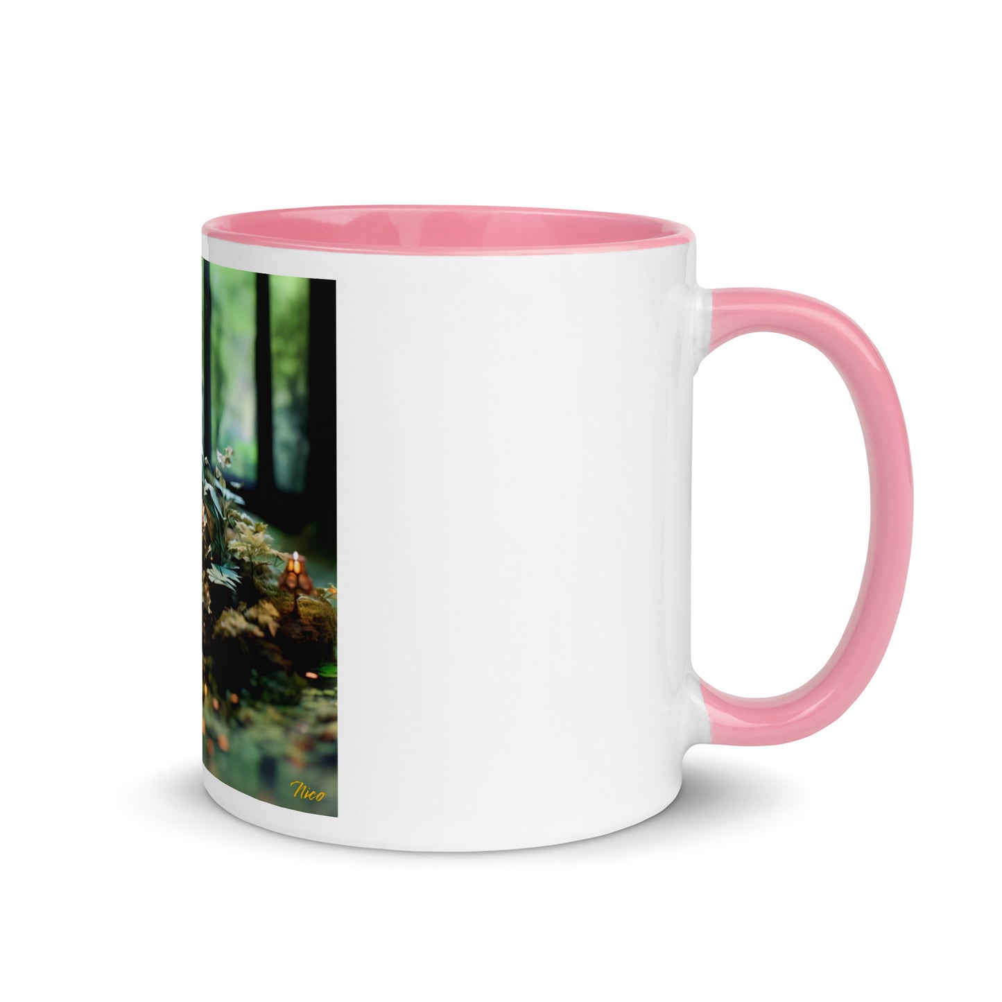 Relaxing By The Brook Series Print #1 - Mug with Color Inside