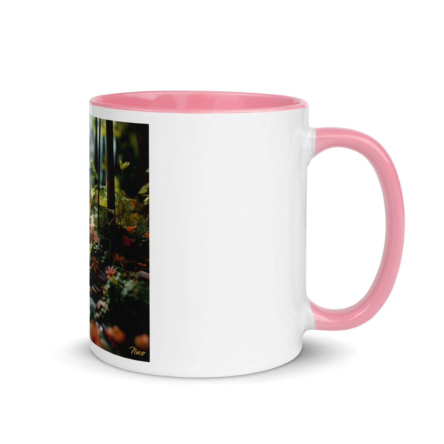 Relaxing By The Brook Series Print #6 - Mug with Color Inside