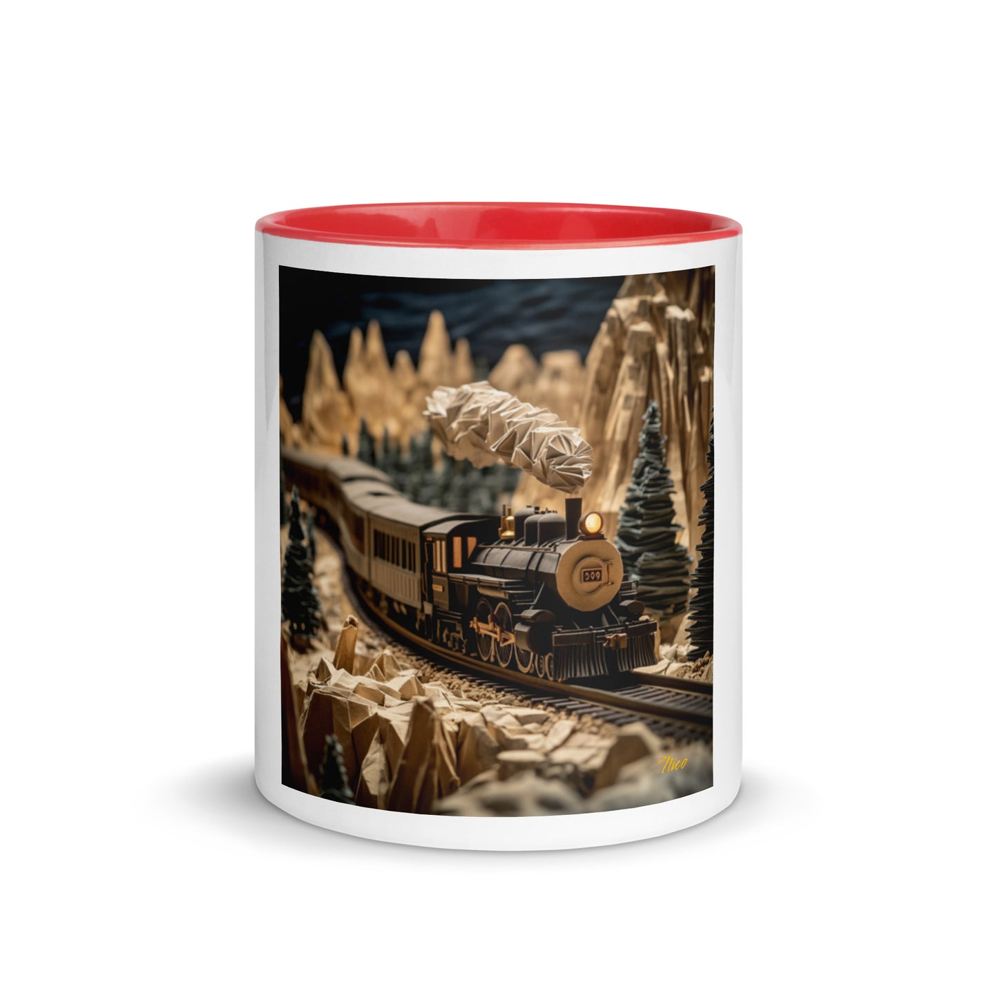 Orient Express Series Print #1Mug with Color Inside