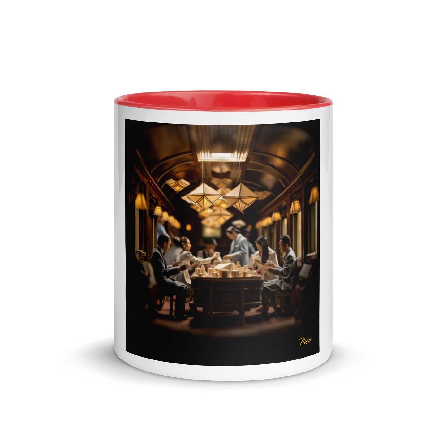 Orient Express Series Print #6 Mug with Color Inside