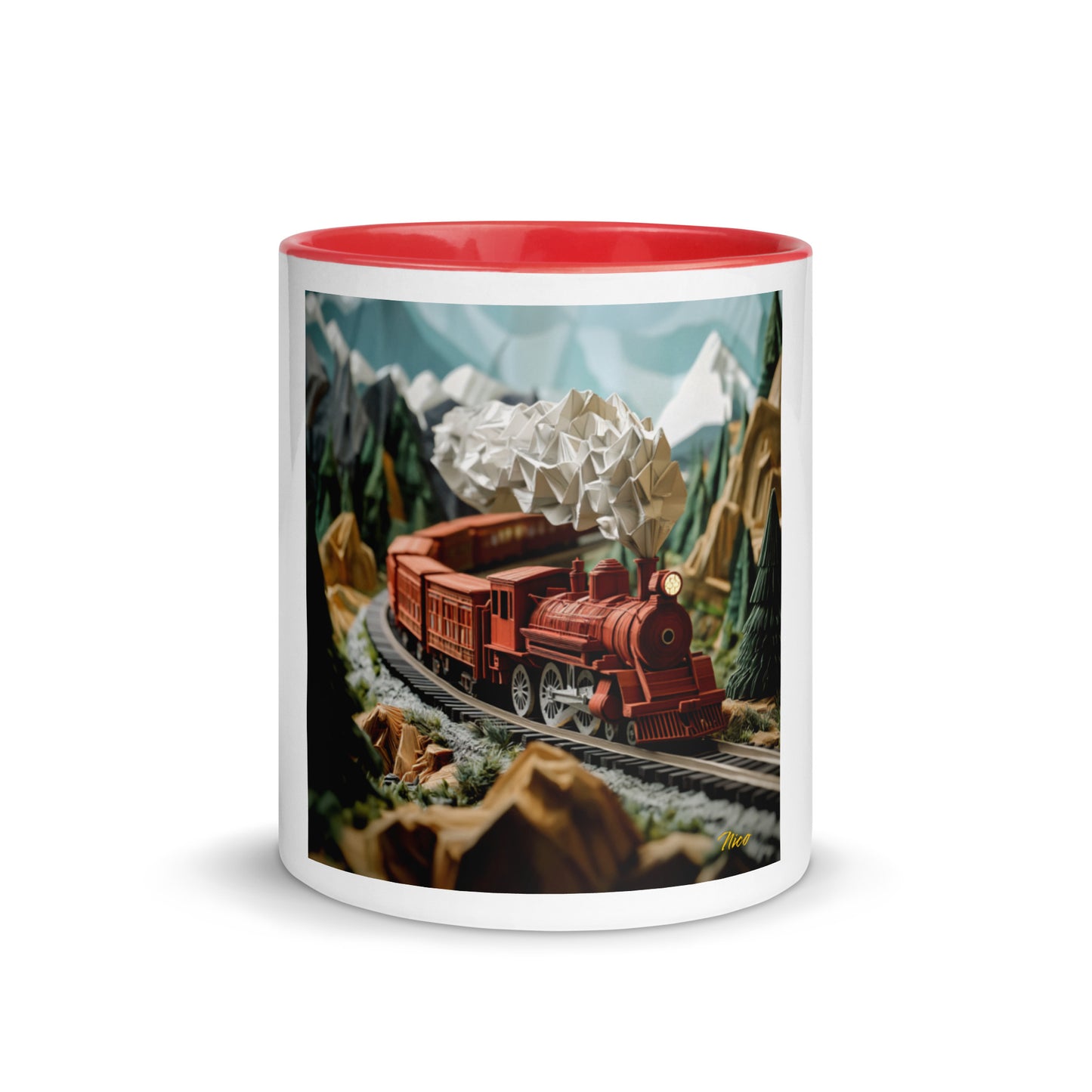 Orient Express Series Print #3 Mug with Color Inside