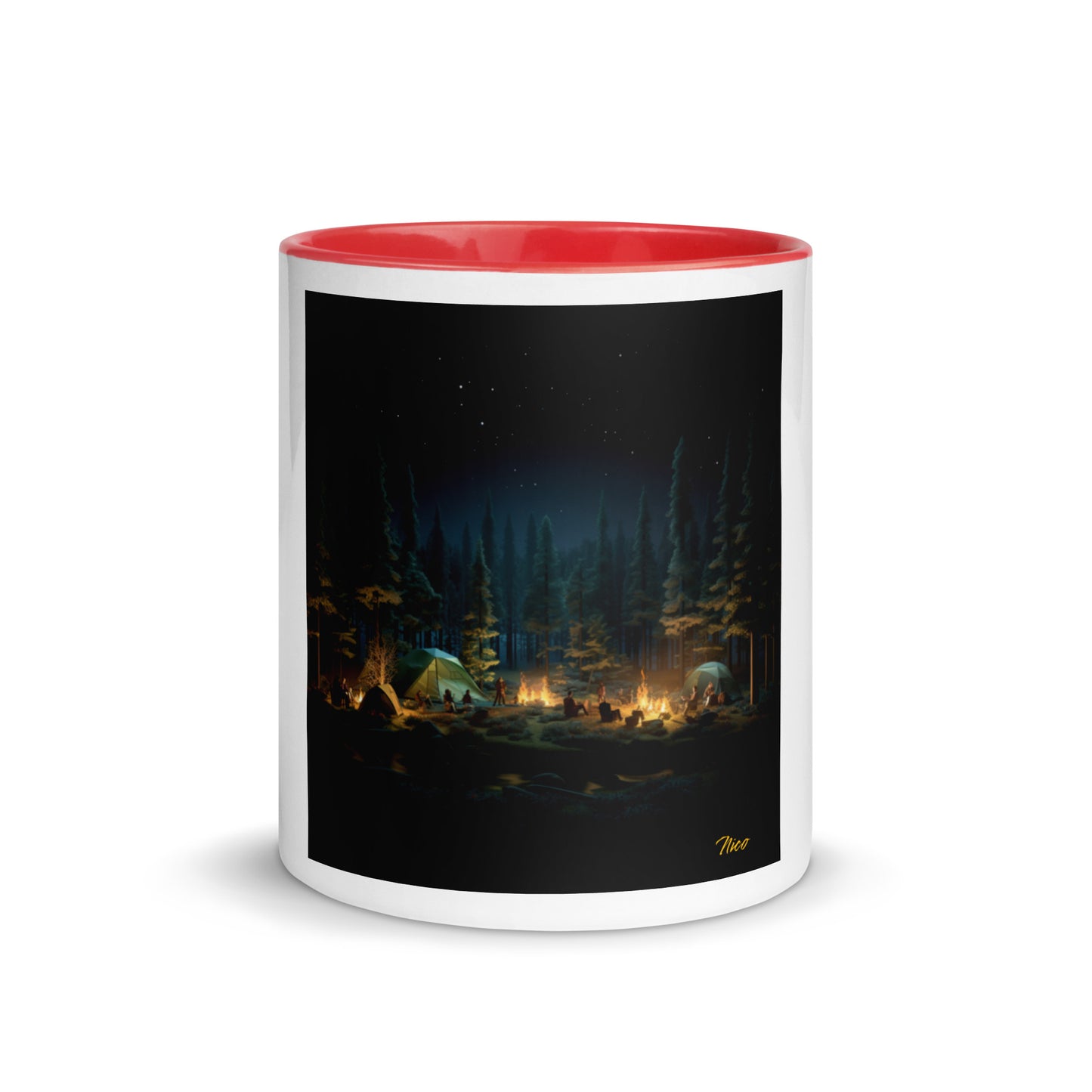 Under The Starry Skies Series Print #2 Mug with Color Inside