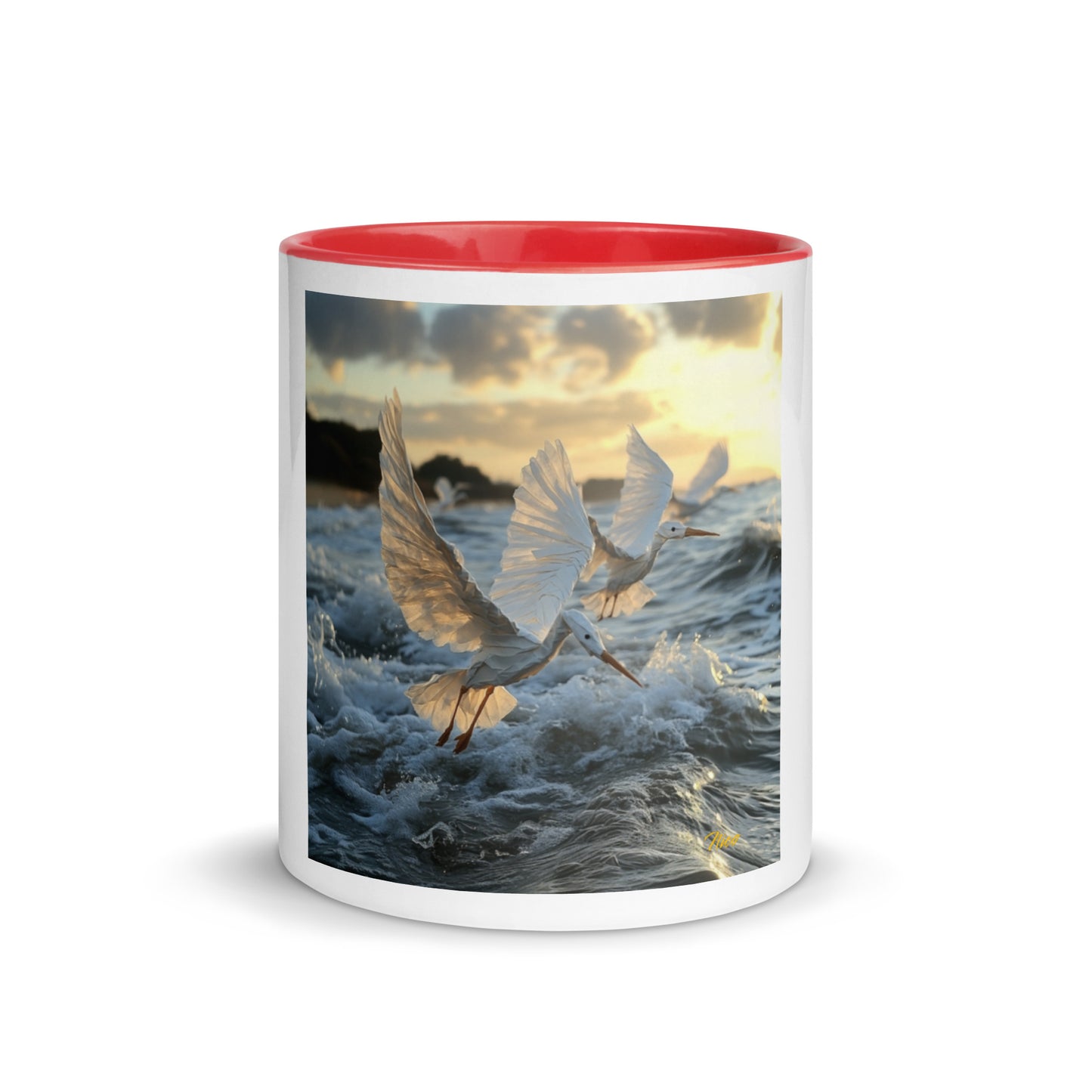 By The Seaside Series Print #10 - Mug with Color Inside