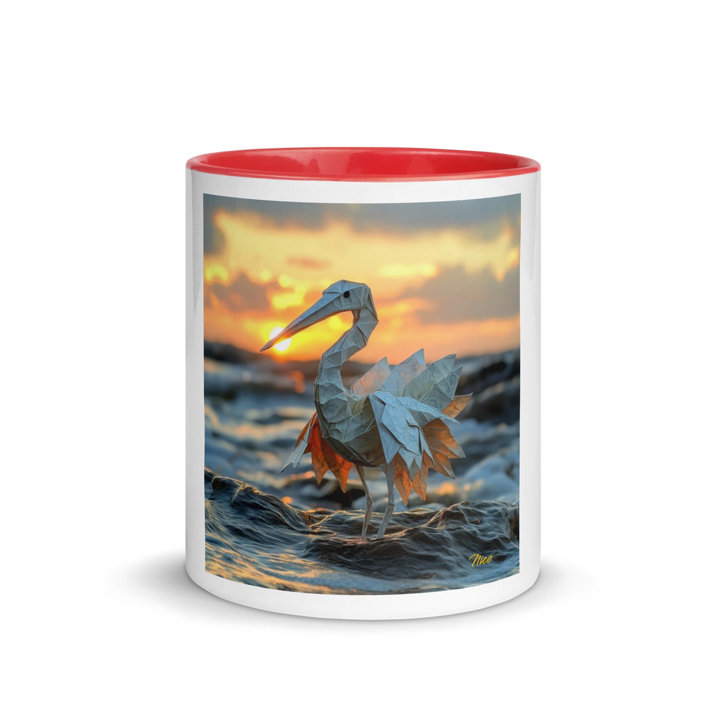 By The Seaside Series Print #1 - Mug with Color Inside