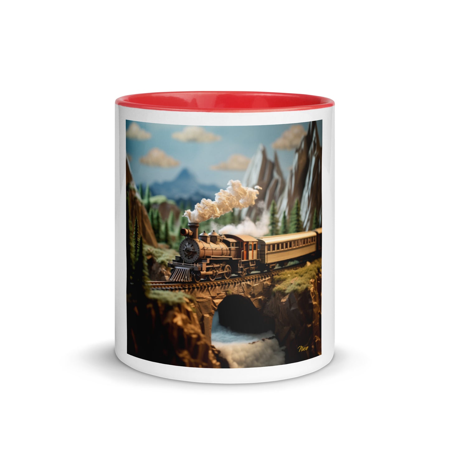 Orient Express Series Print #5 - Mug with Color Inside