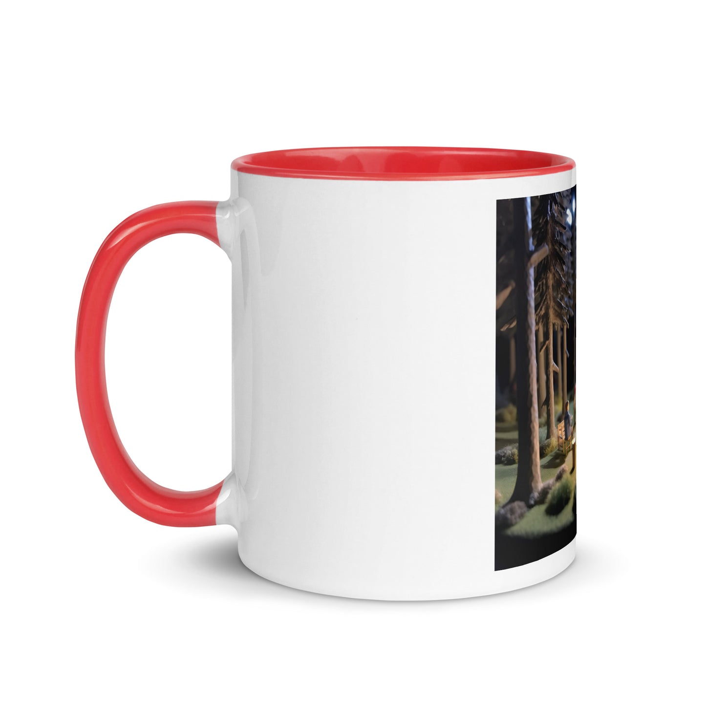 Under The Starry Skies Series Print #7 Mug with Color Inside