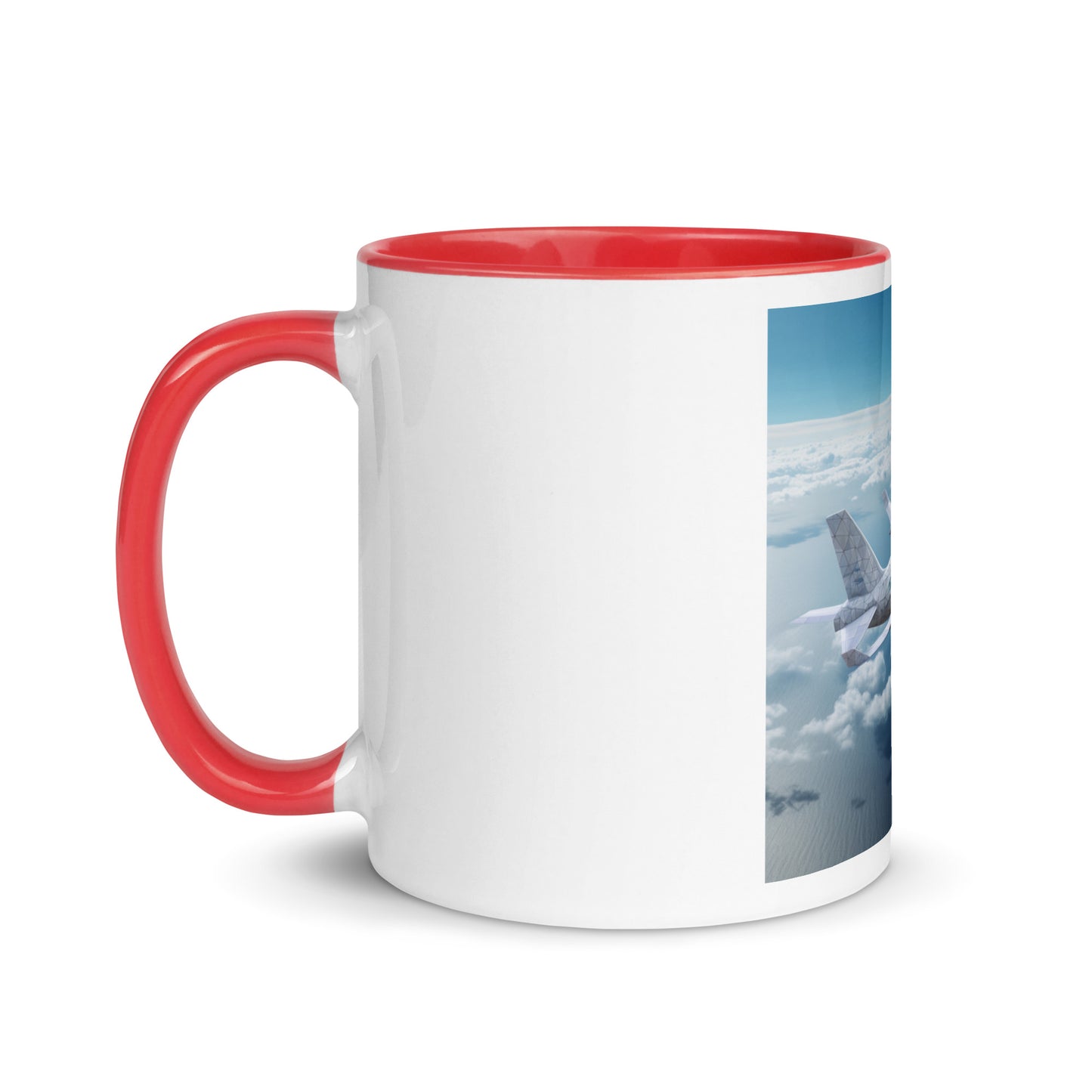 Frequent Flyer Miles Series Print #3 Mug with Color Inside