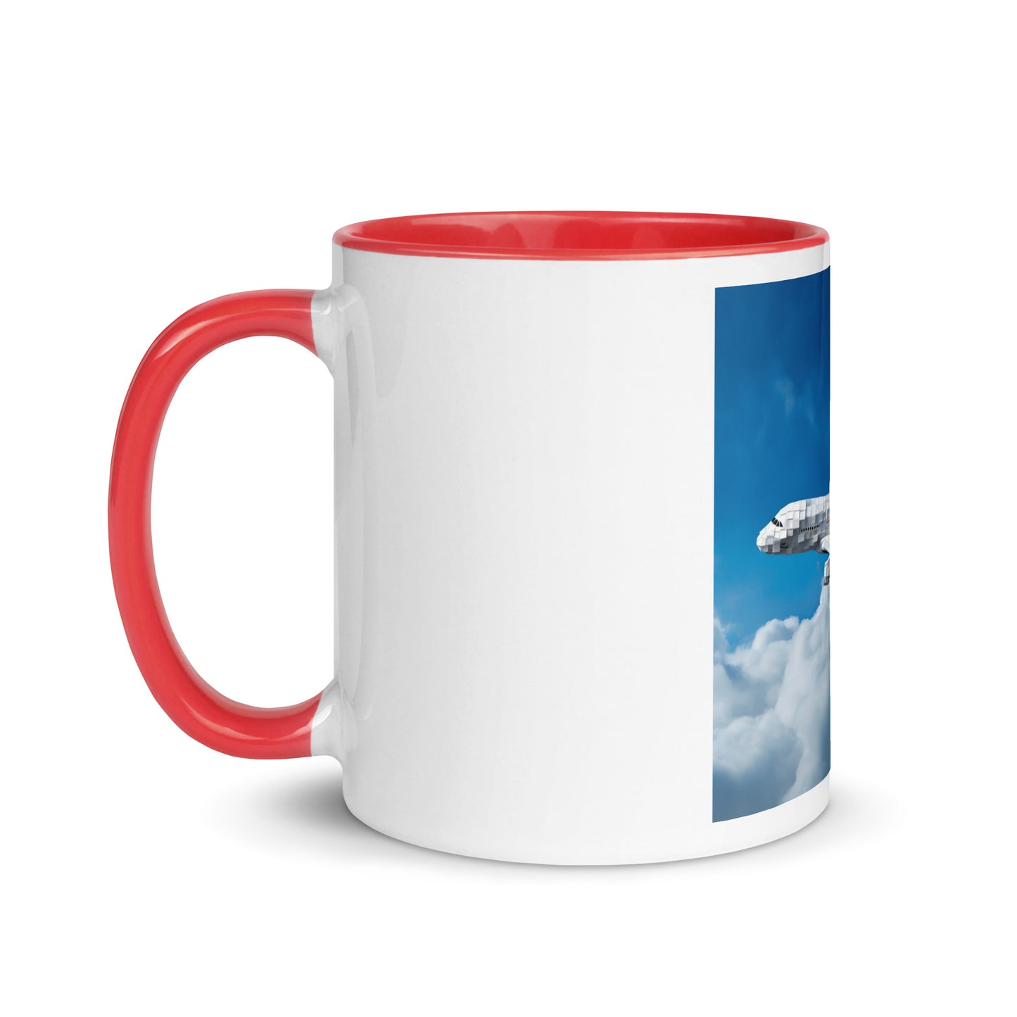 Frequent Flyer Miles Series Print #5 Mug with Color Inside