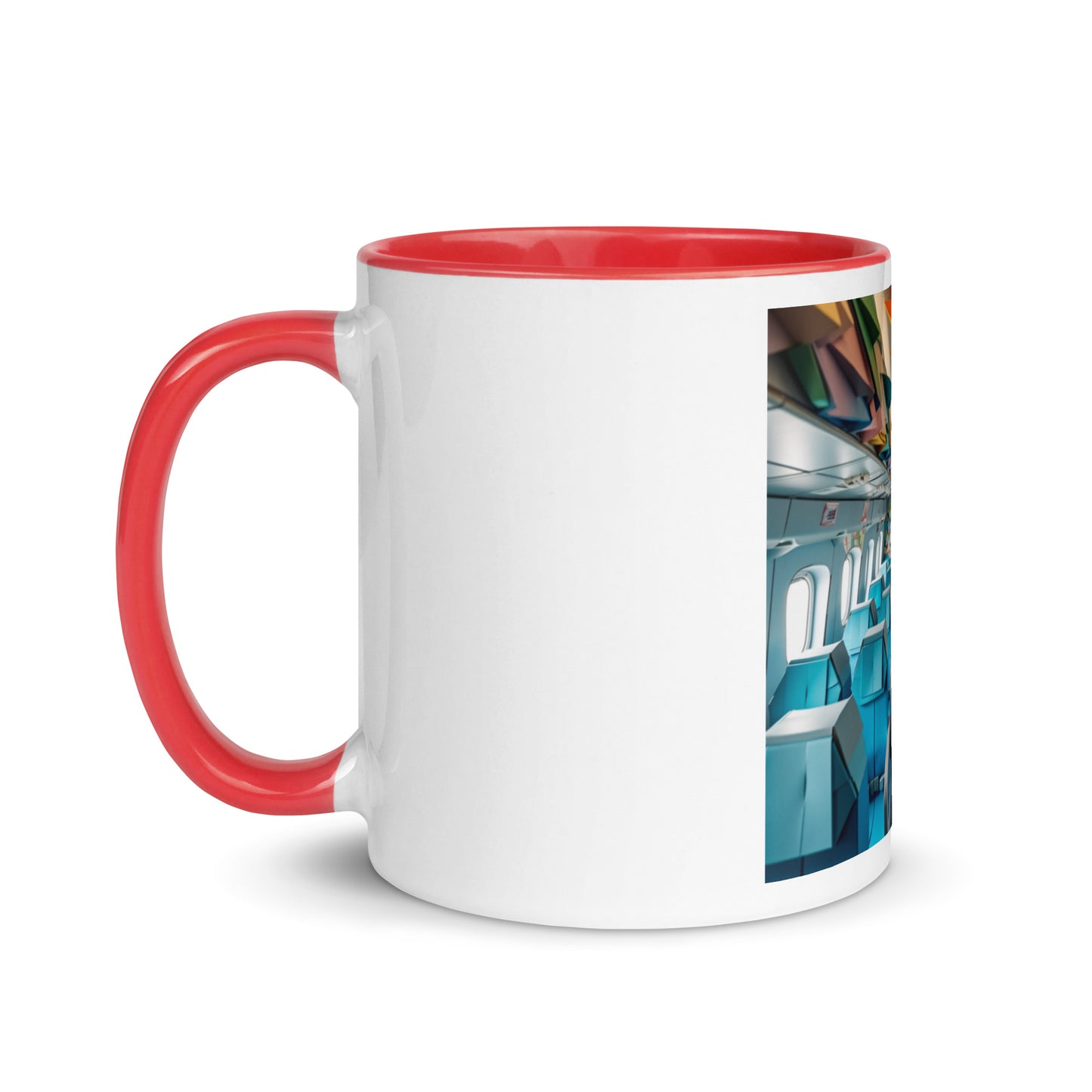 Frequent Flyer Miles Series Print #6 Mug with Color Inside