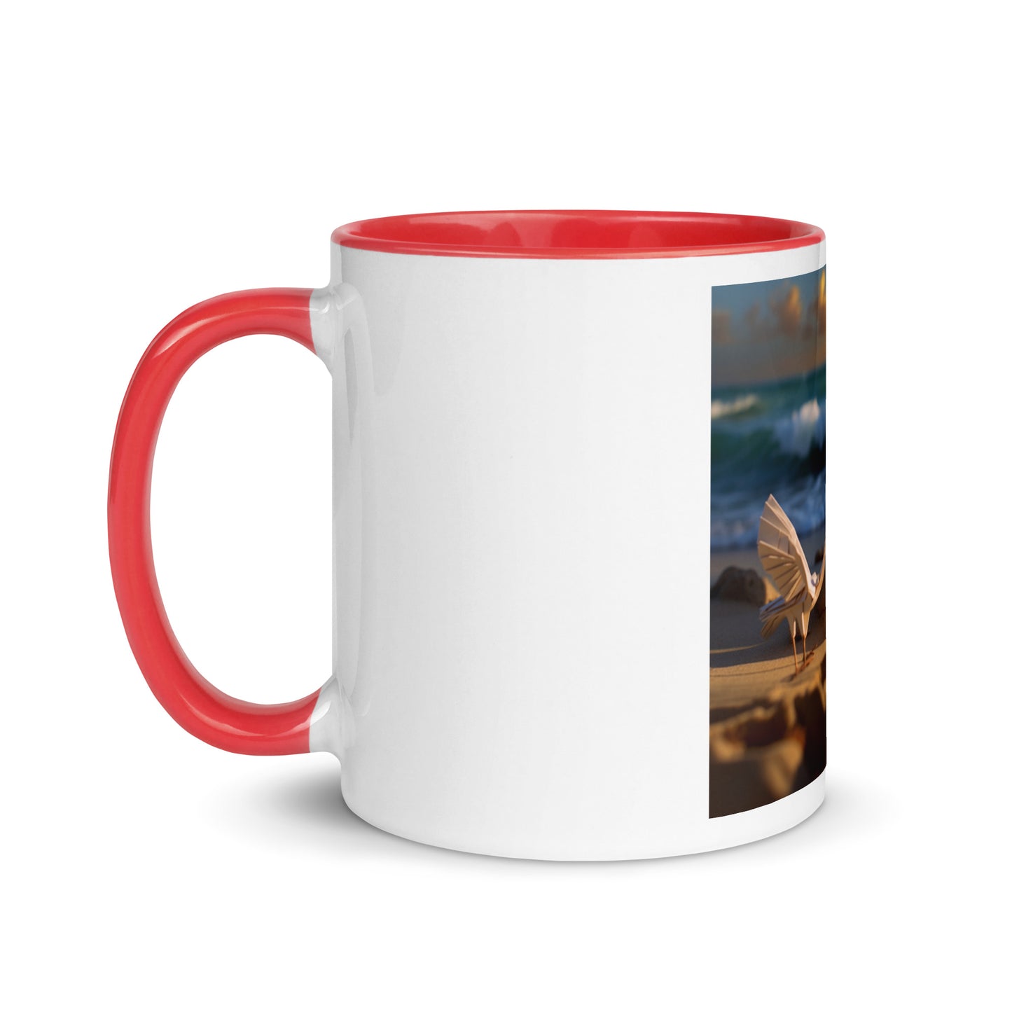 By The Seaside Series Print #3 - Mug with Color Inside