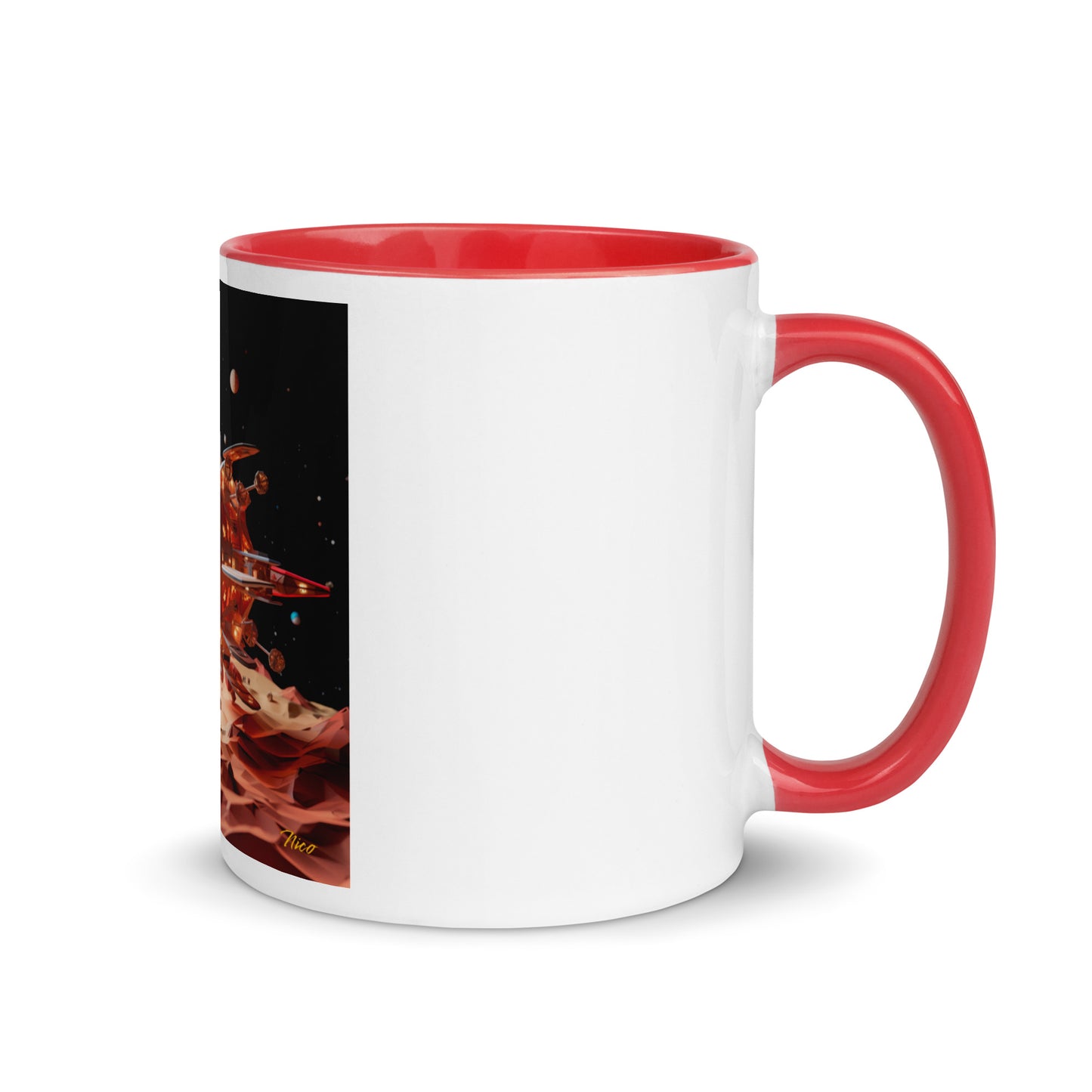 Elons' Dream Series Print #5 Mug with Color Inside