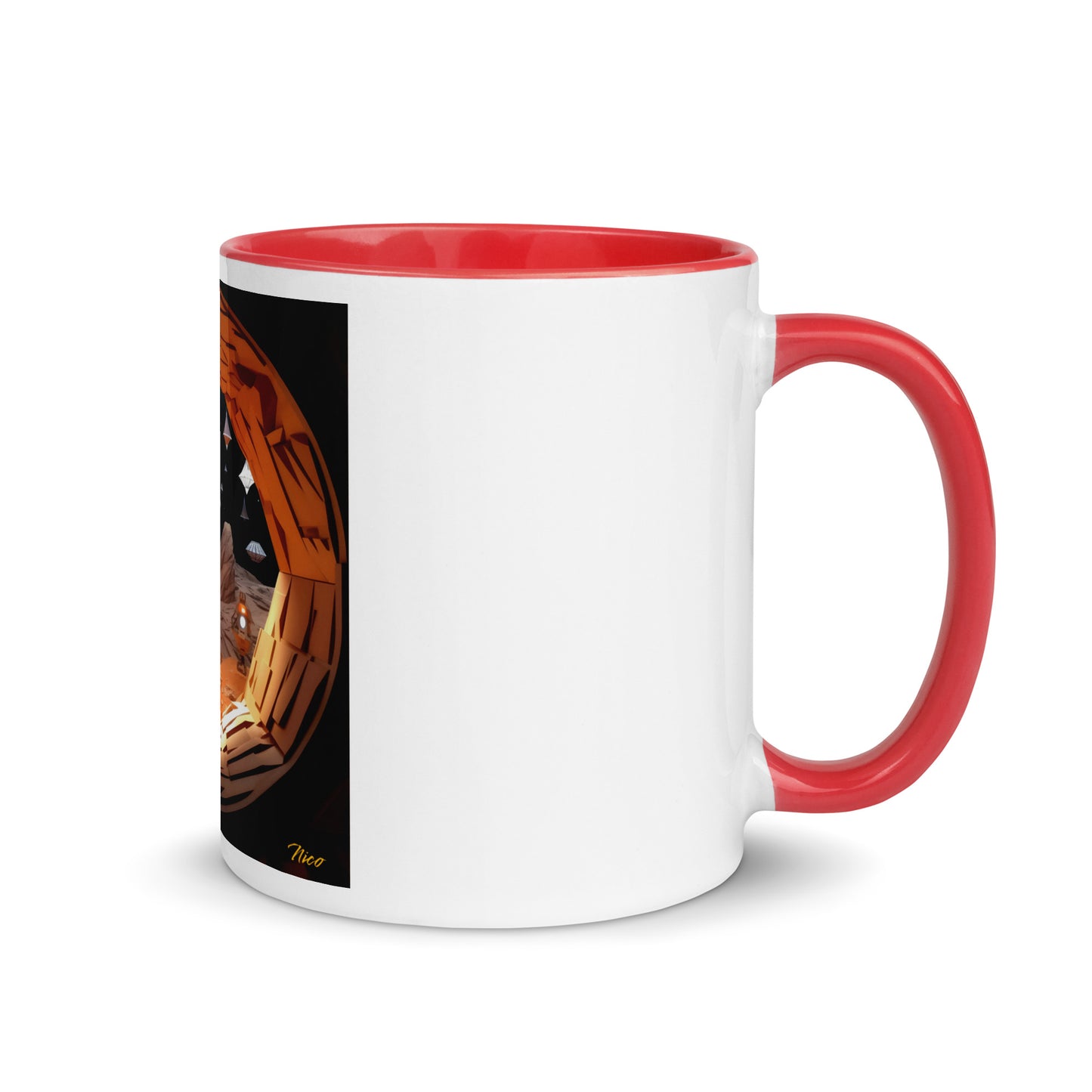 Elon's Dream Series Print #4 Mug with Color Inside