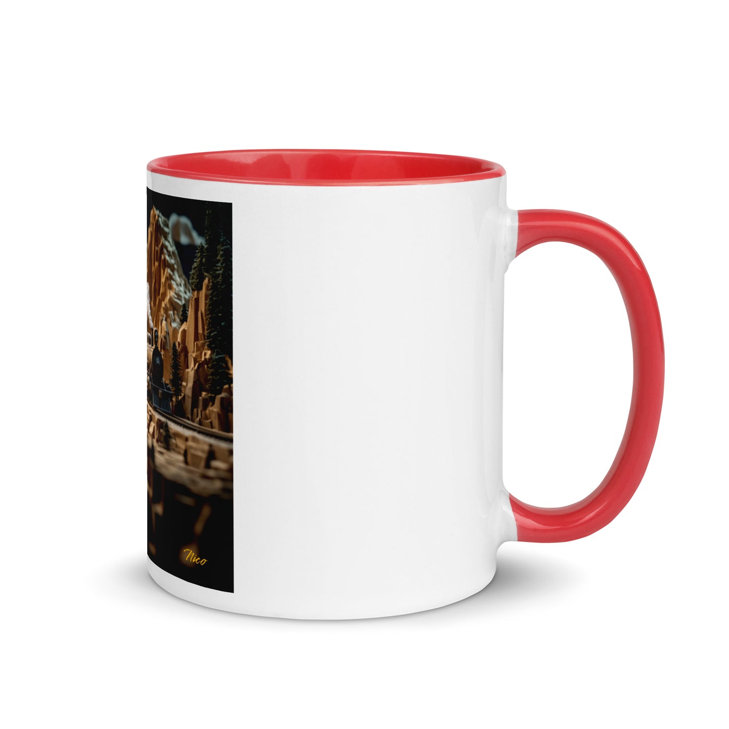 Orient Express Series Print #9 Mug with Color Inside