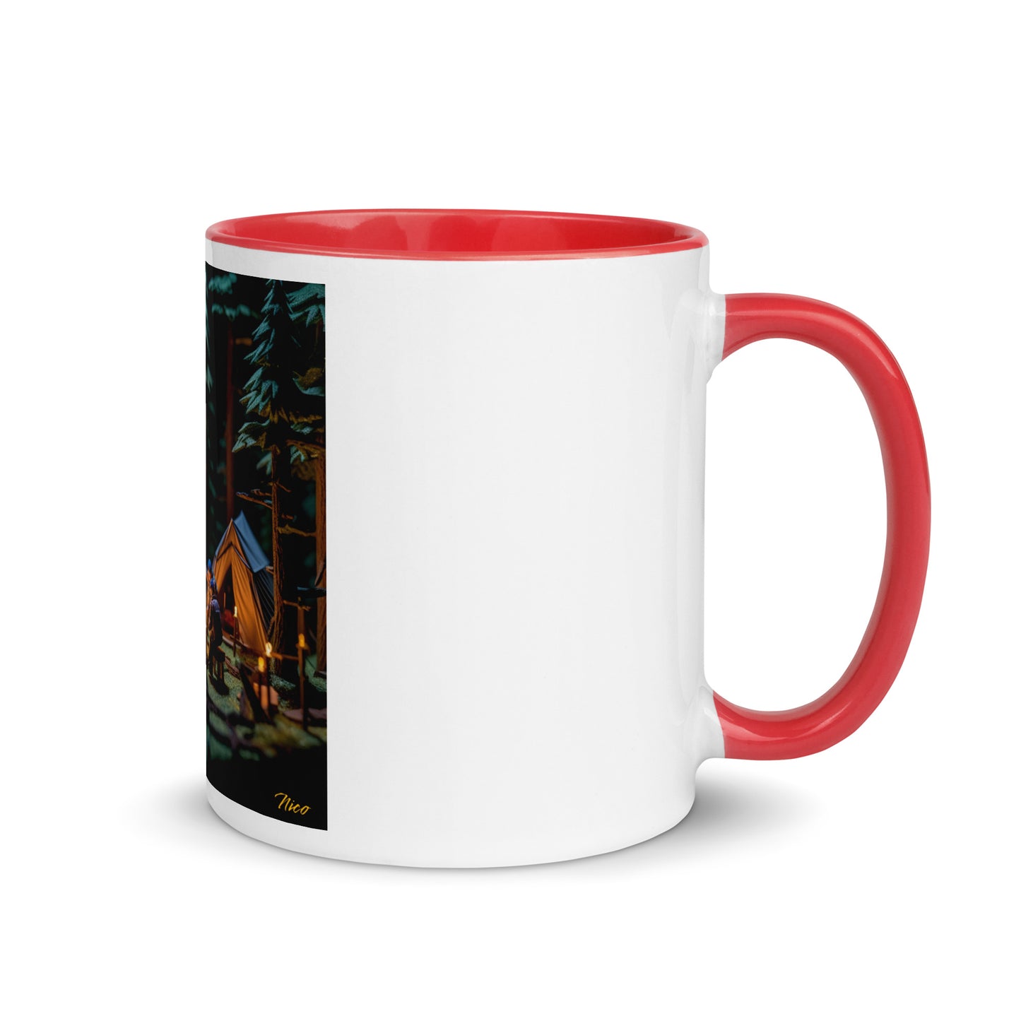 Under The Starry Skies Series Print #10 Mug with Color Inside