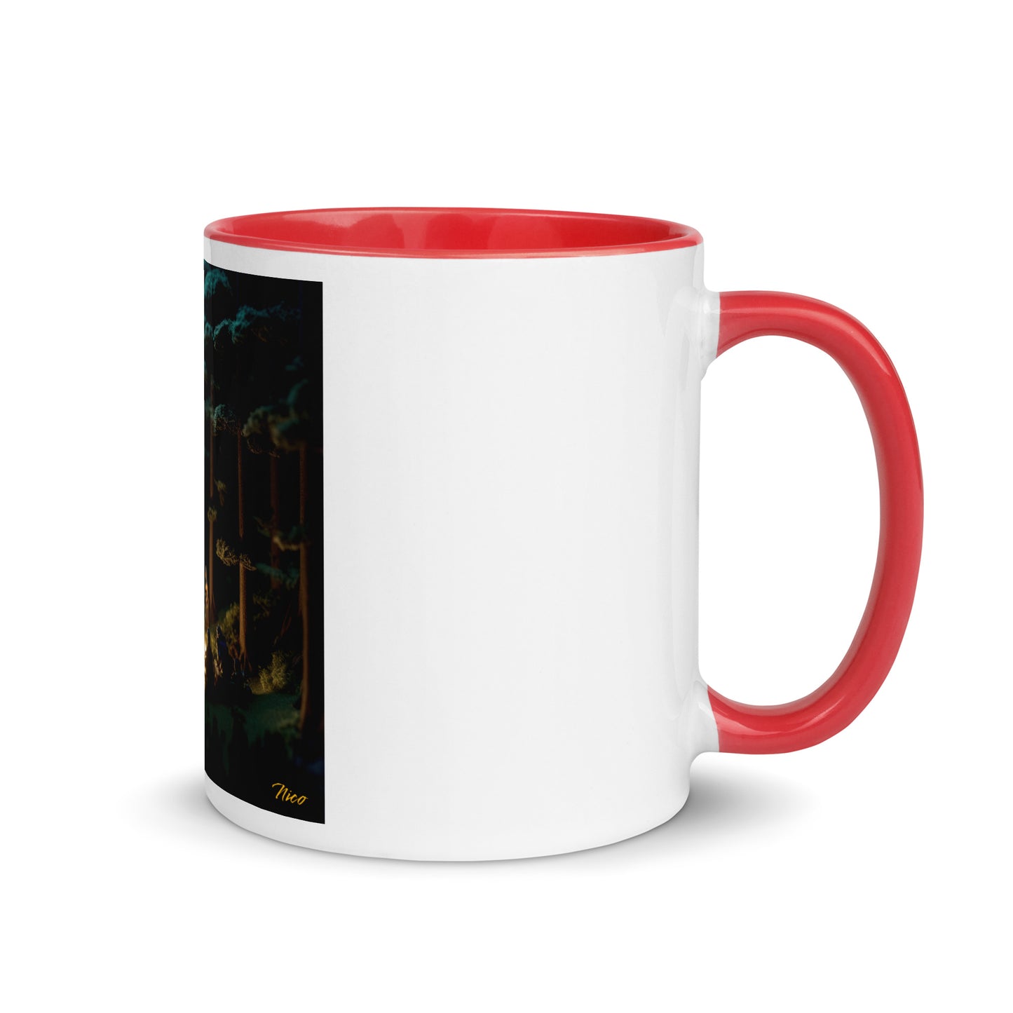 Under The Starry Skies Series Print #6 Mug with Color Inside