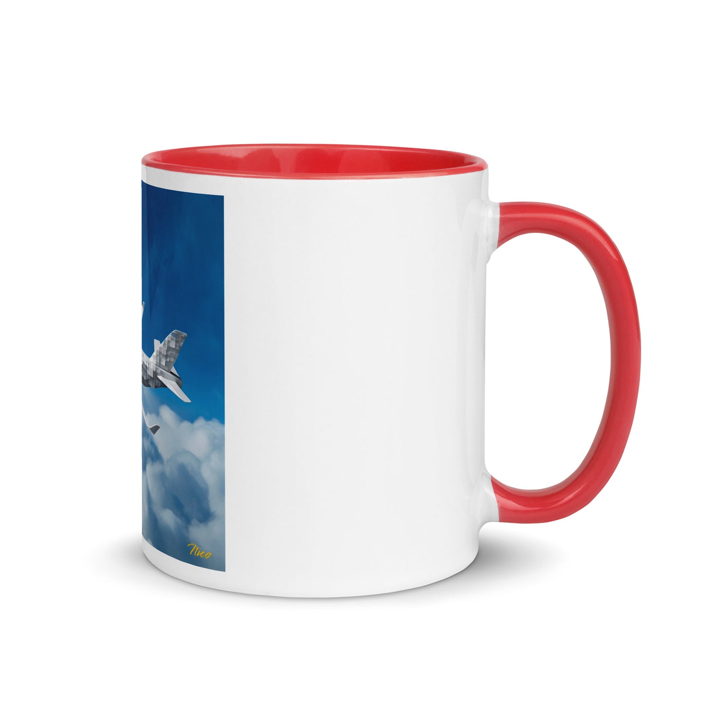 Frequent Flyer Miles Series Print #5 Mug with Color Inside