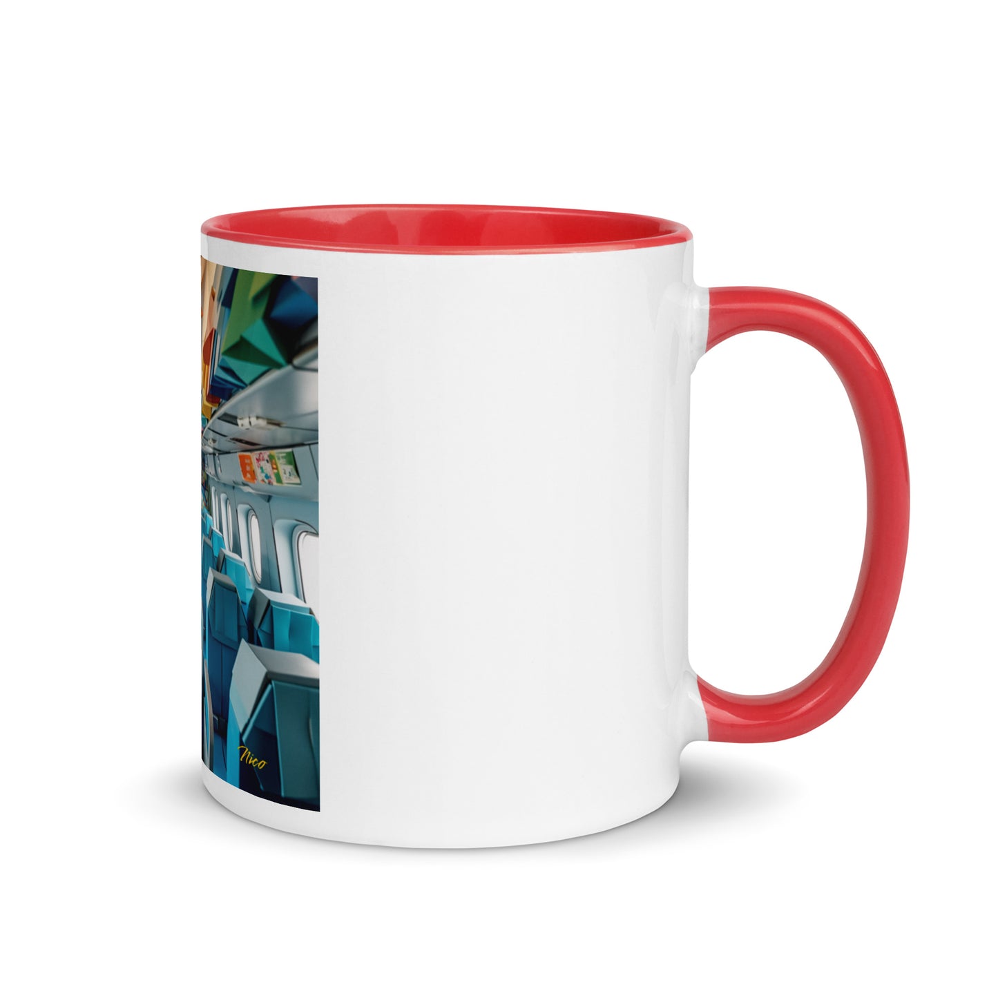 Frequent Flyer Miles Series Print #6 Mug with Color Inside