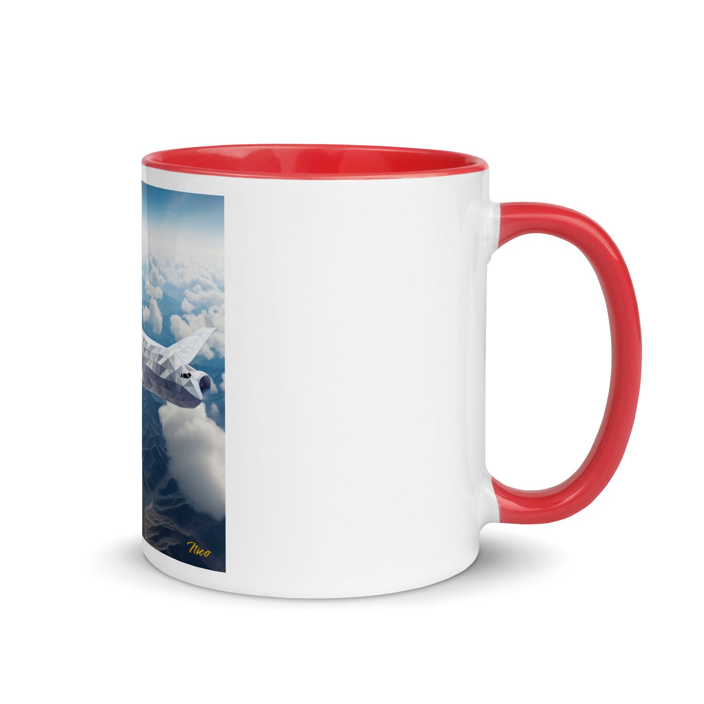 Frequent Flyer Miles Series Print #7 Mug with Color Inside