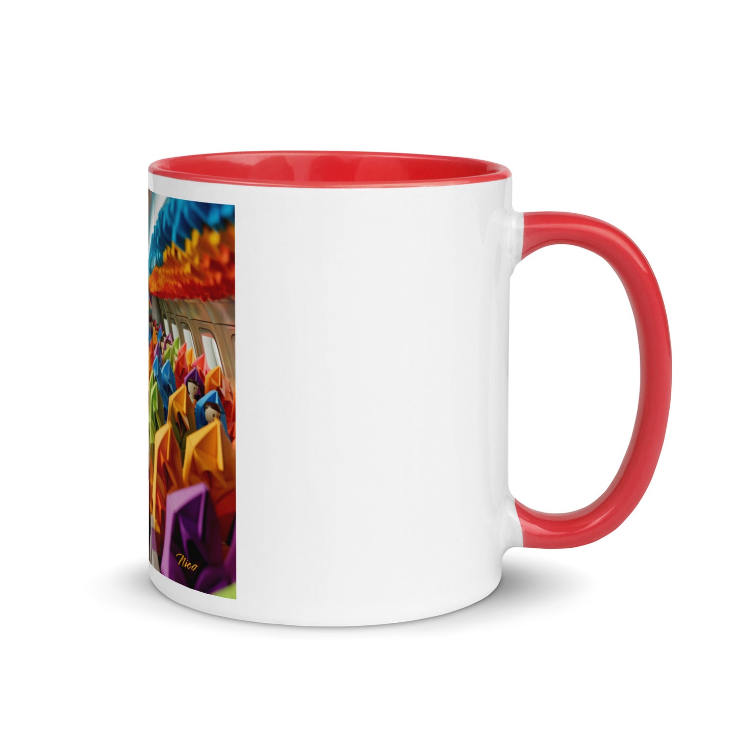 Frequent Flyer Miles Series Print #8 Mug with Color Inside