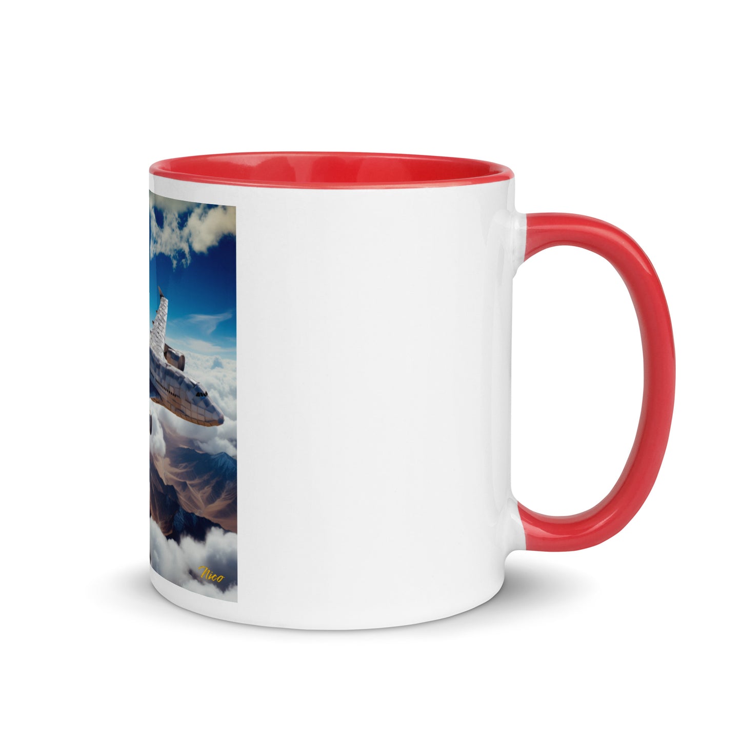 Frequent Flyer Miles Series Print #9 Mug with Color Inside