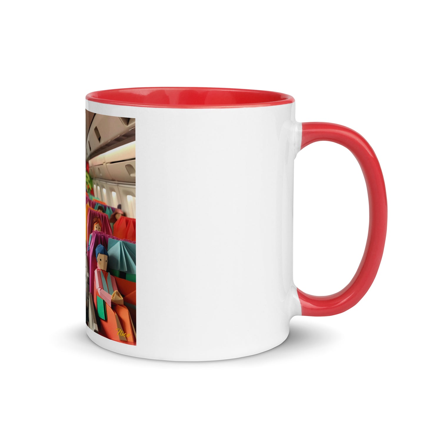 Frequent Flyer Miles Series Print #2 Mug with Color Inside