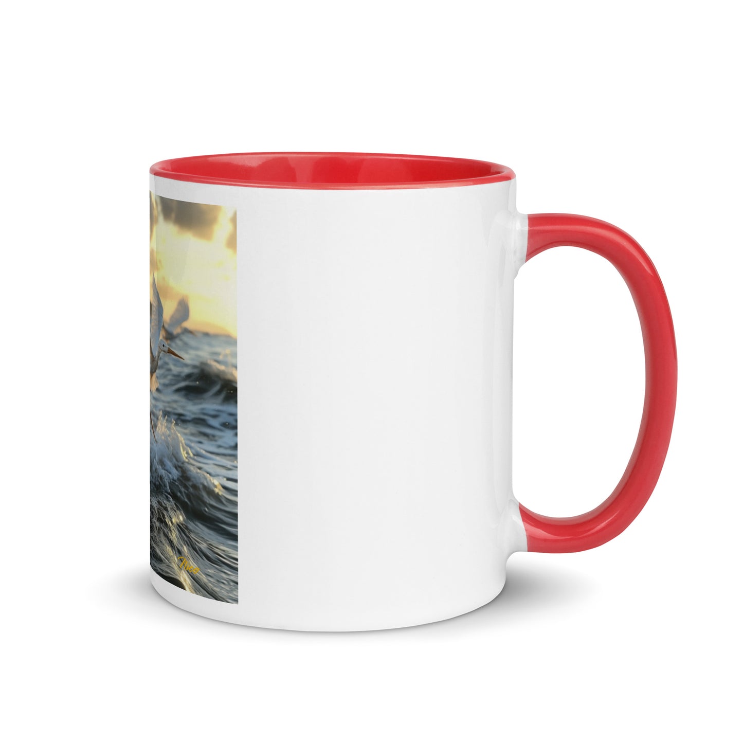 By The Seaside Series Print #10 - Mug with Color Inside