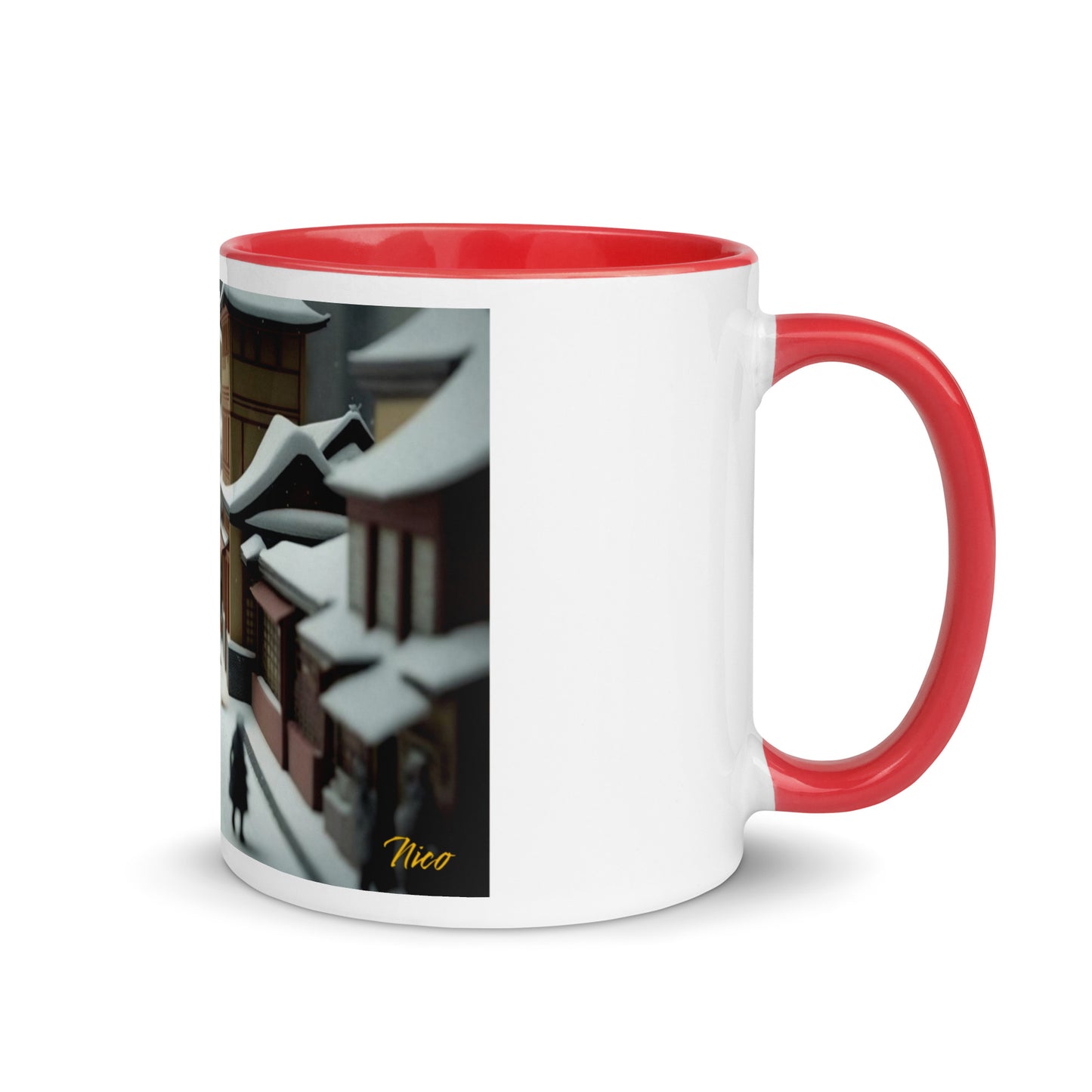 I Wish It Would Snow Series Print #9 - Mug with Color Inside