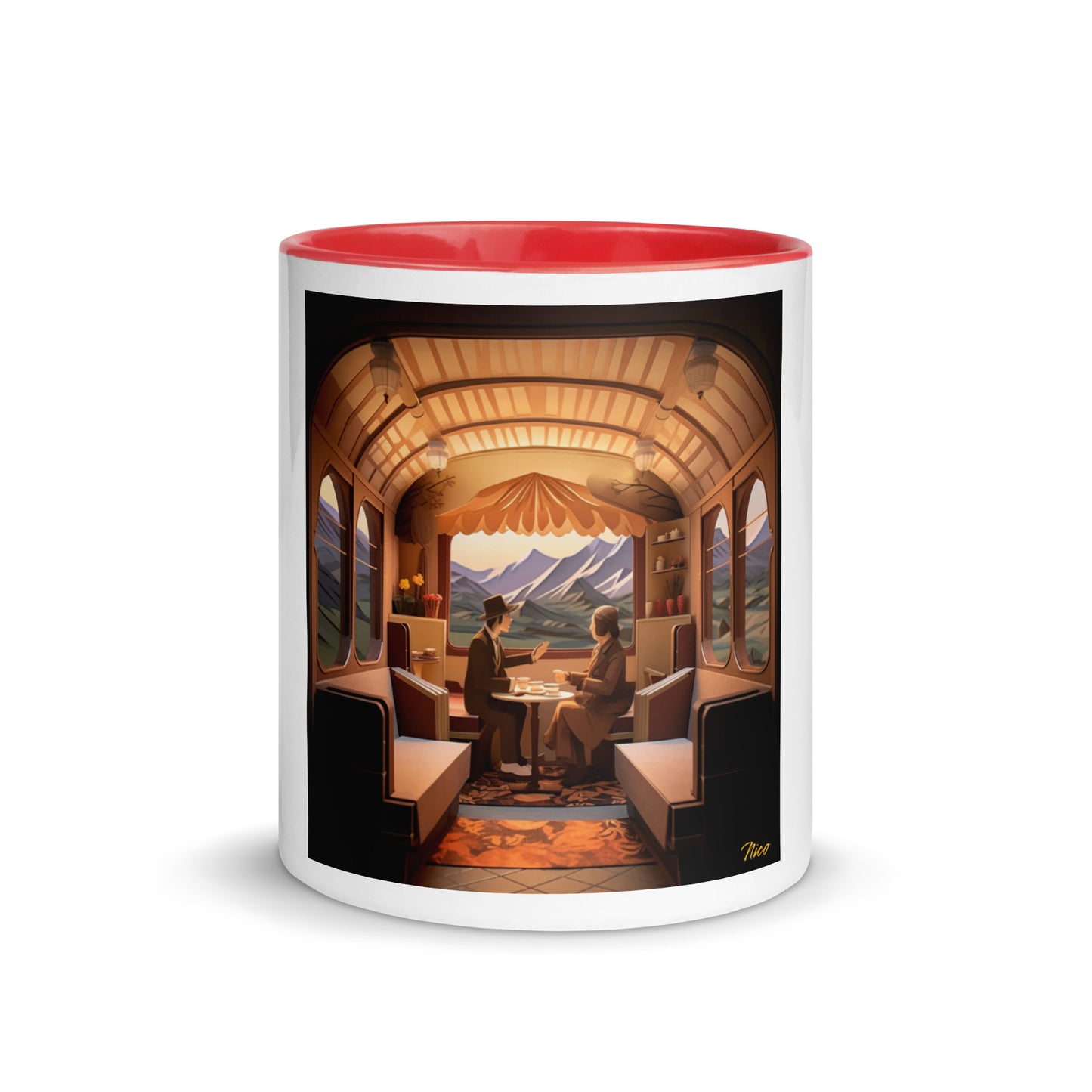 Orient Express Series Print #10 - Mug with Color Inside