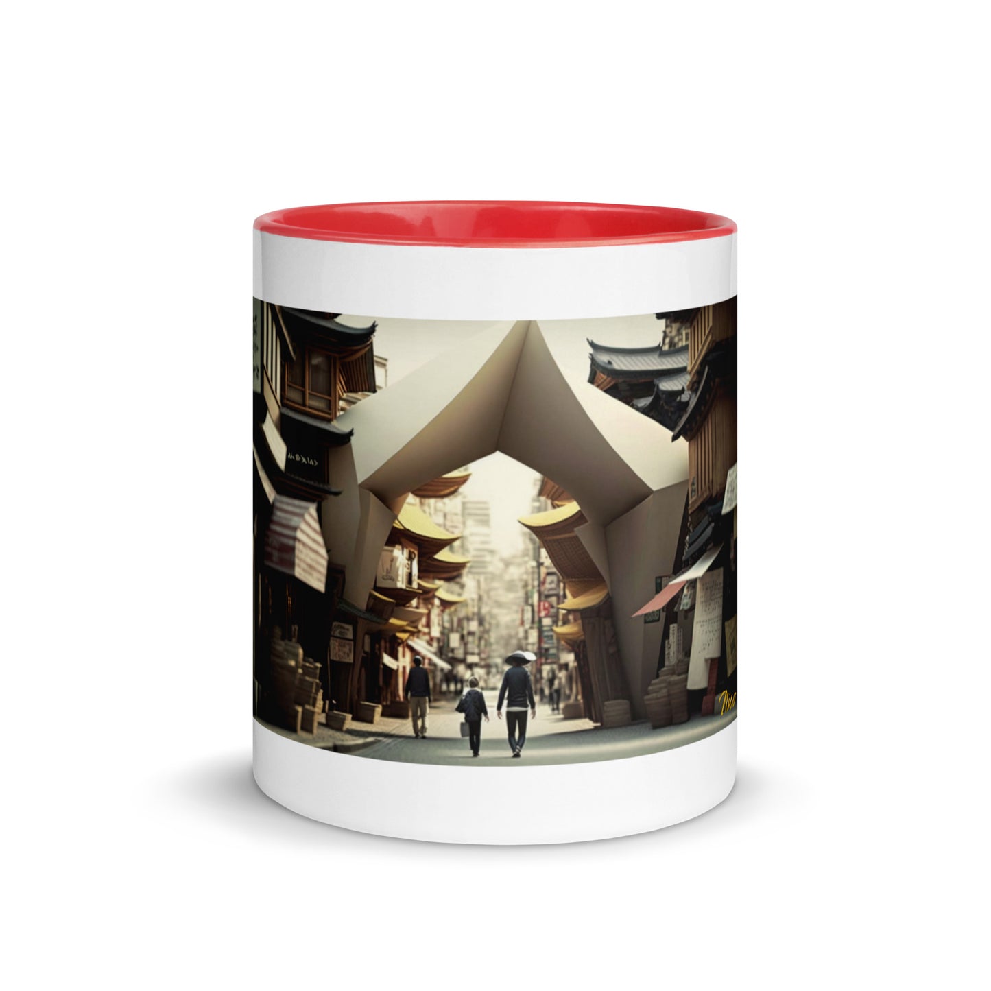 Via The Metropolis Series Print #8 - Mug with Color Inside