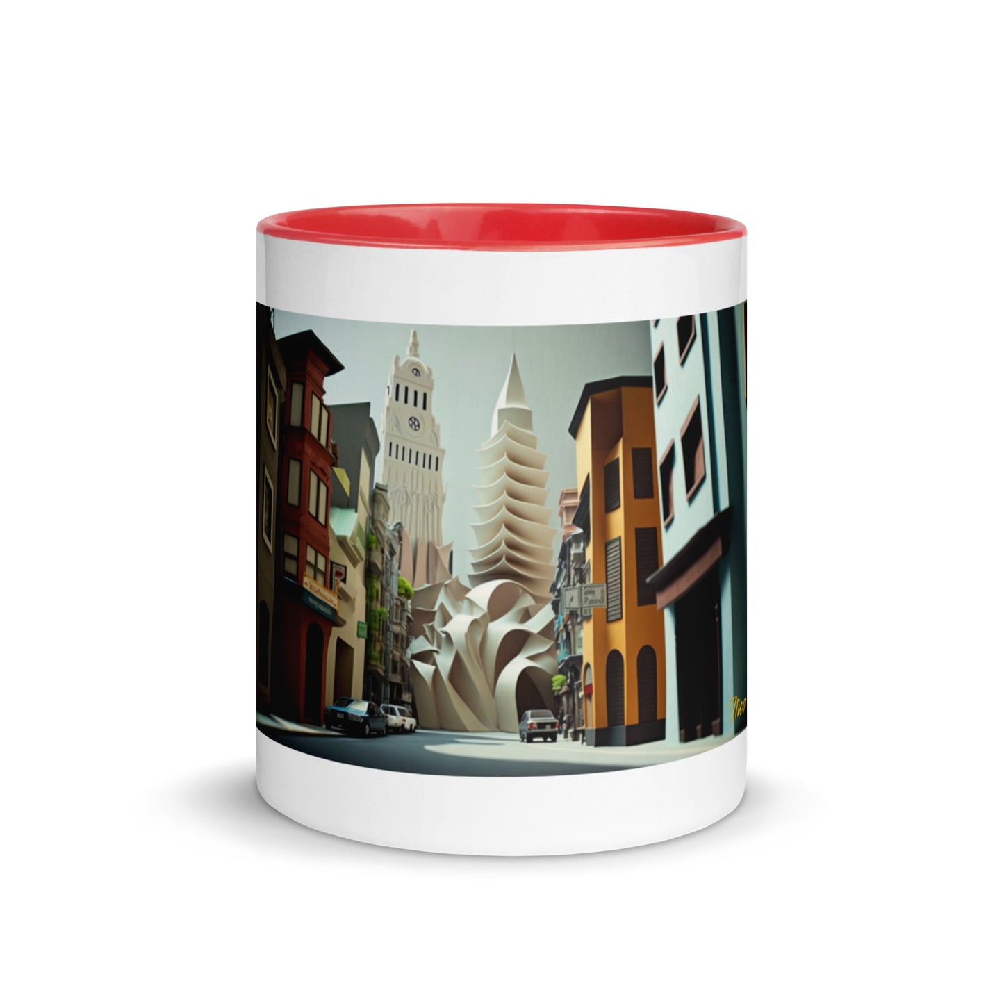 Via The Metropolis Series Print #1 - Mug with Color Inside