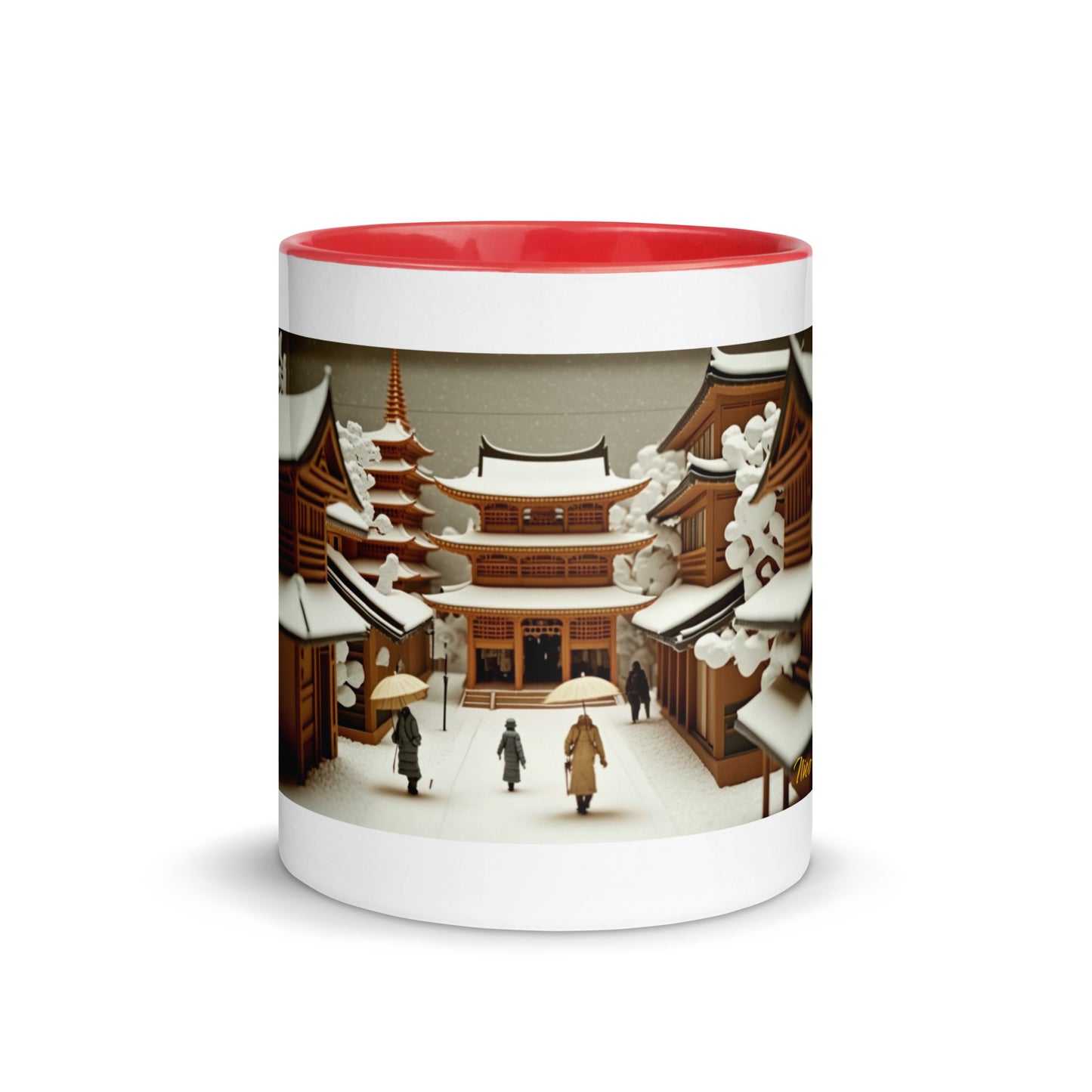 Asian Snow Series Print #10 - Mug with Color Inside