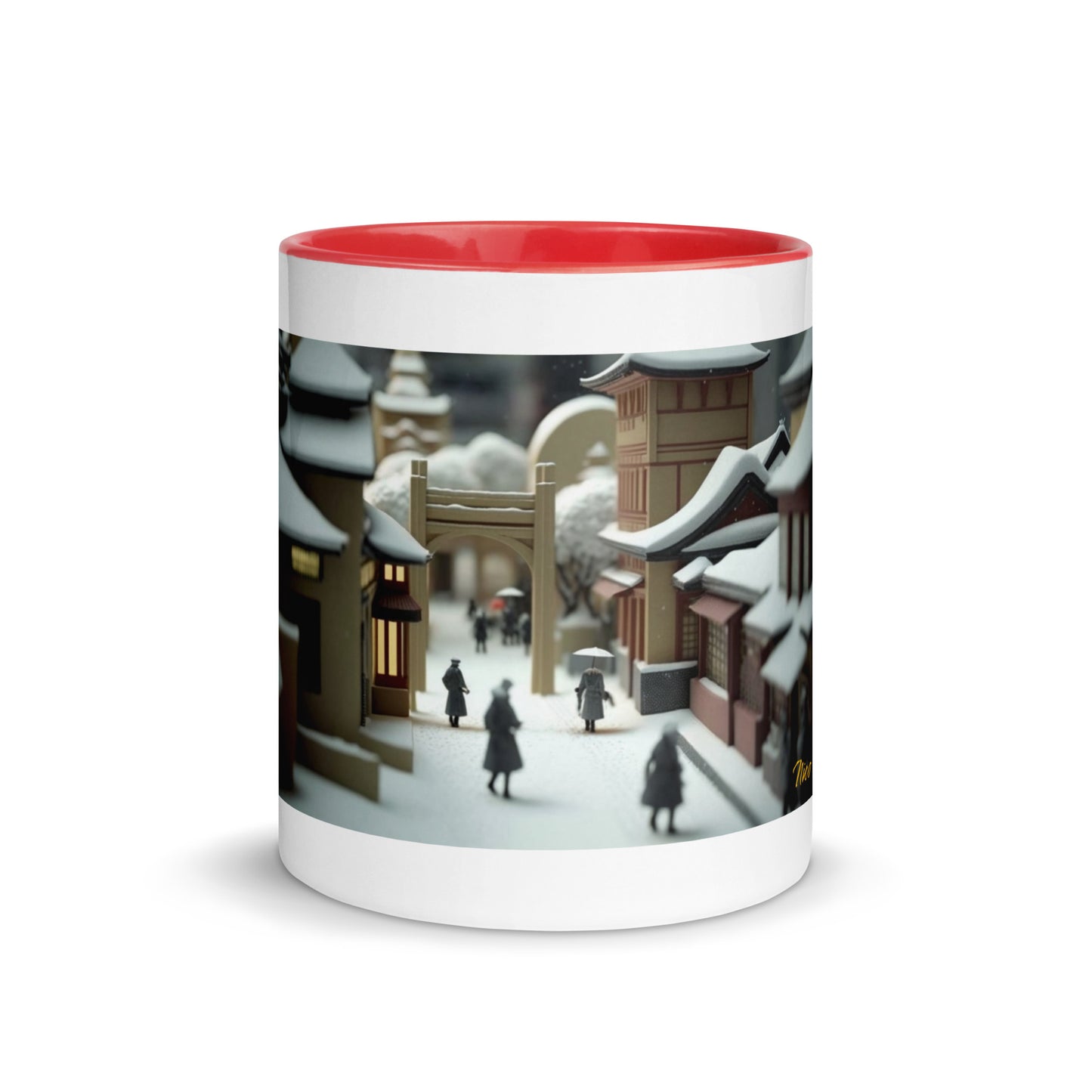 Asian Snow Series Print #9 - Mug with Color Inside