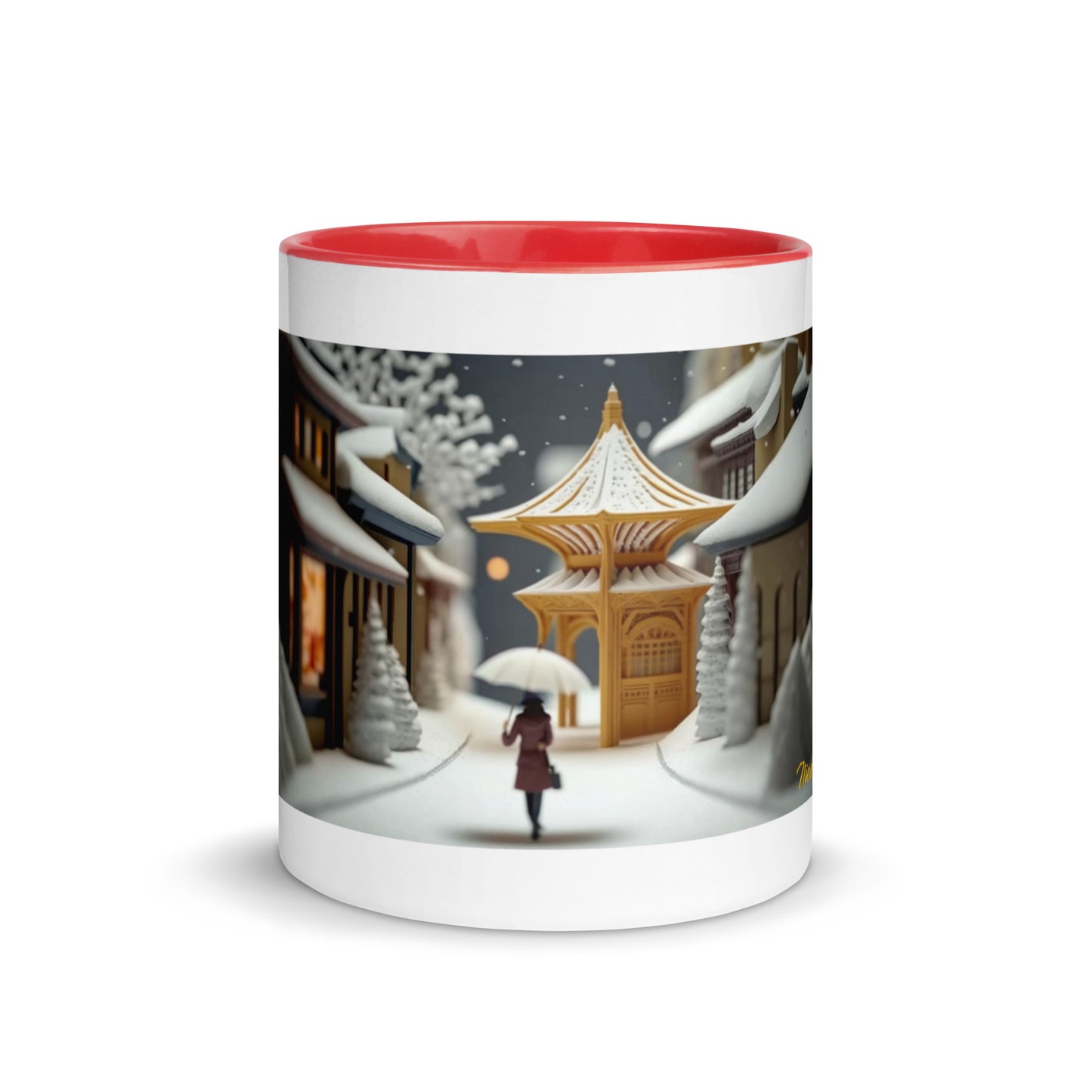 Asian Snow Series Print #5 - Mug with Color Inside