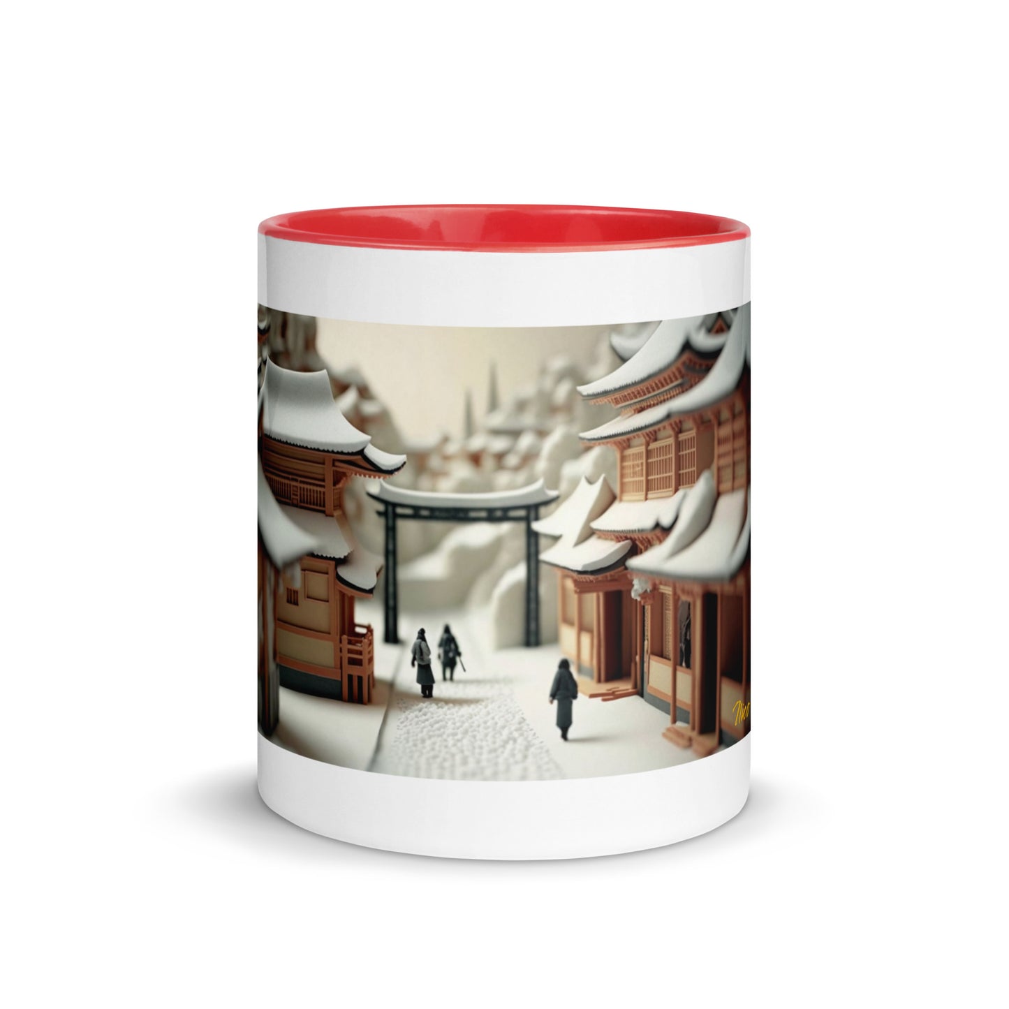 Asian Snow Series Print #2 - Mug with Color Inside