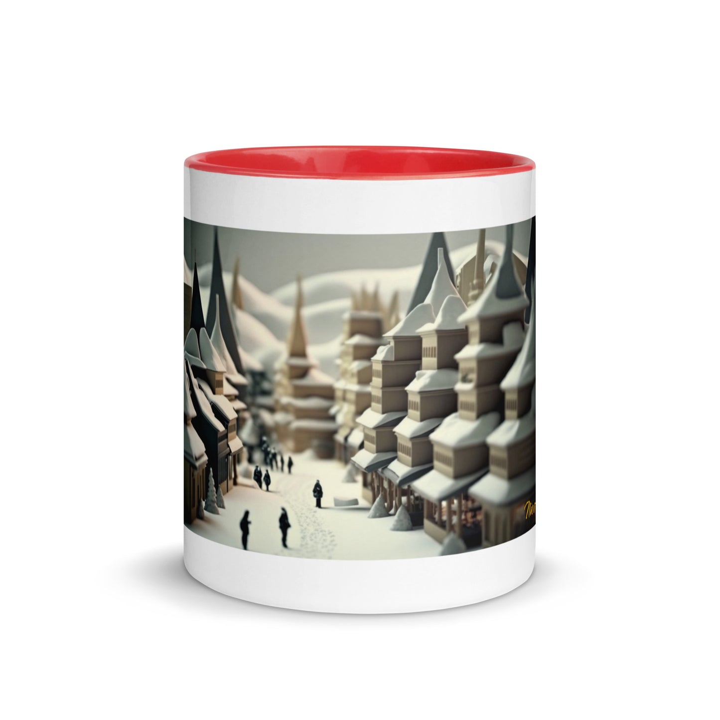 Asian Snow Series Print #1 - Mug with Color Inside