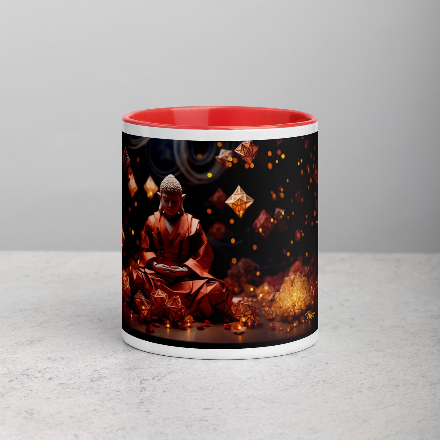 Ascending Buddha Series Print #7 - Mug with Color Inside