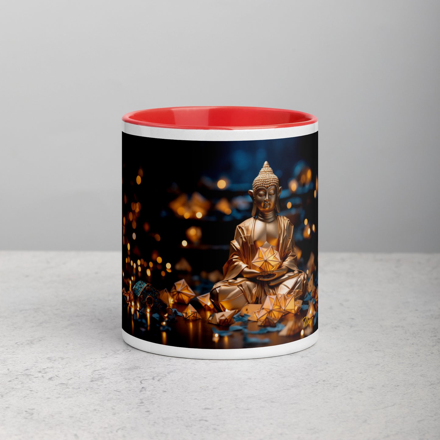 Ascending Buddha Series Print #9 - Mug with Color Inside