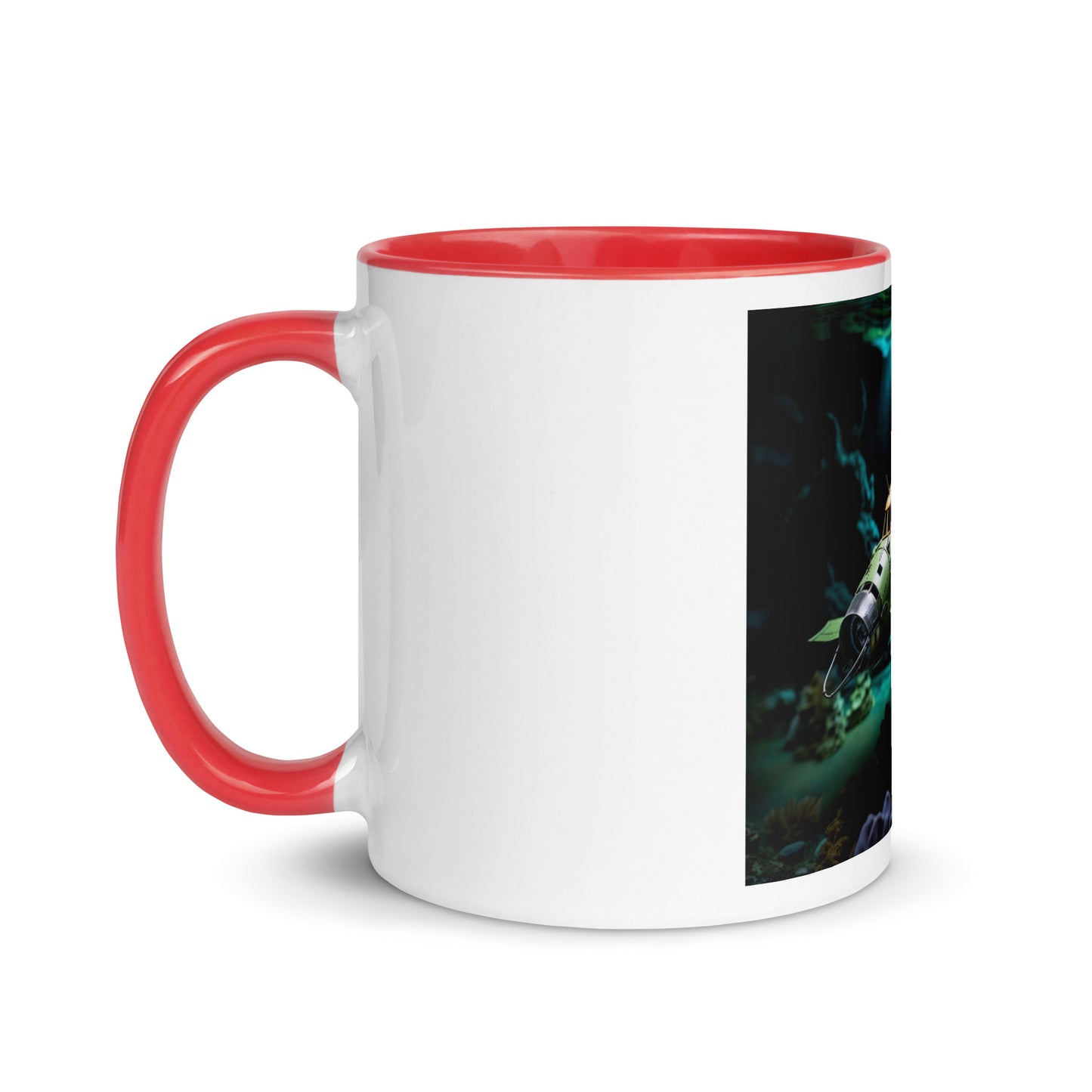 20,000 Leagues Under The Sea Series Print #10 - Mug with Color Inside