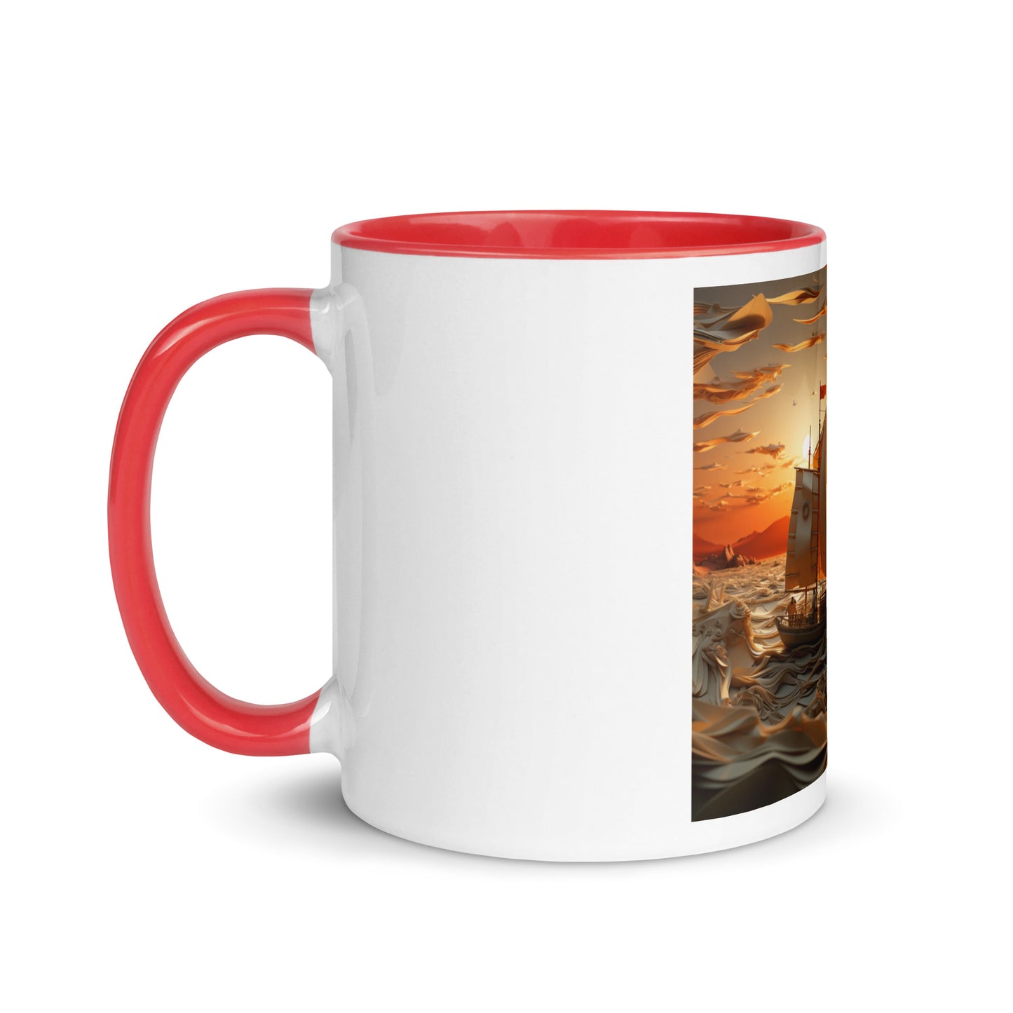 Into The Sunset Series Print #7 - Mug with Color Inside