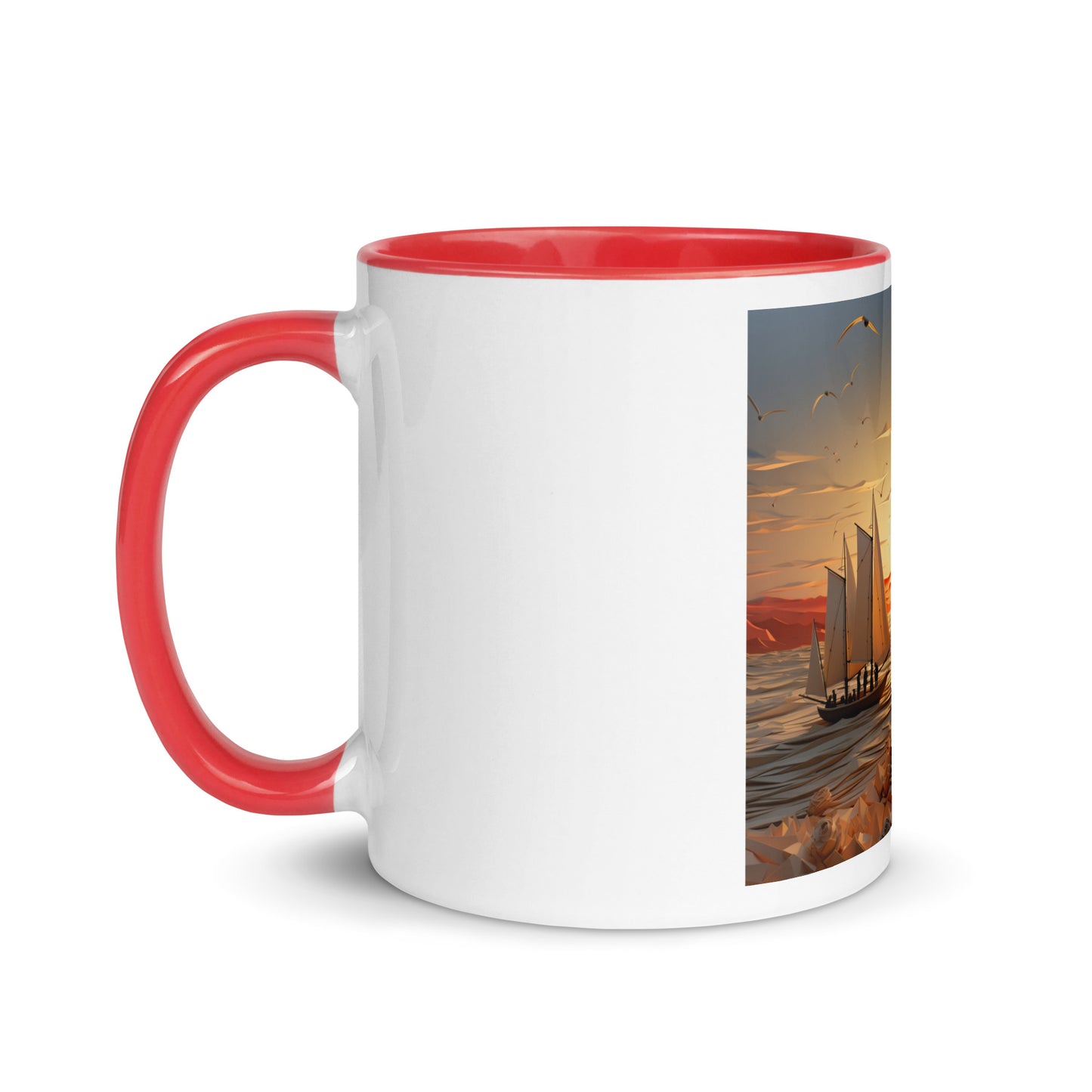 Into The Sunset Series Print #10 - Mug with Color Inside